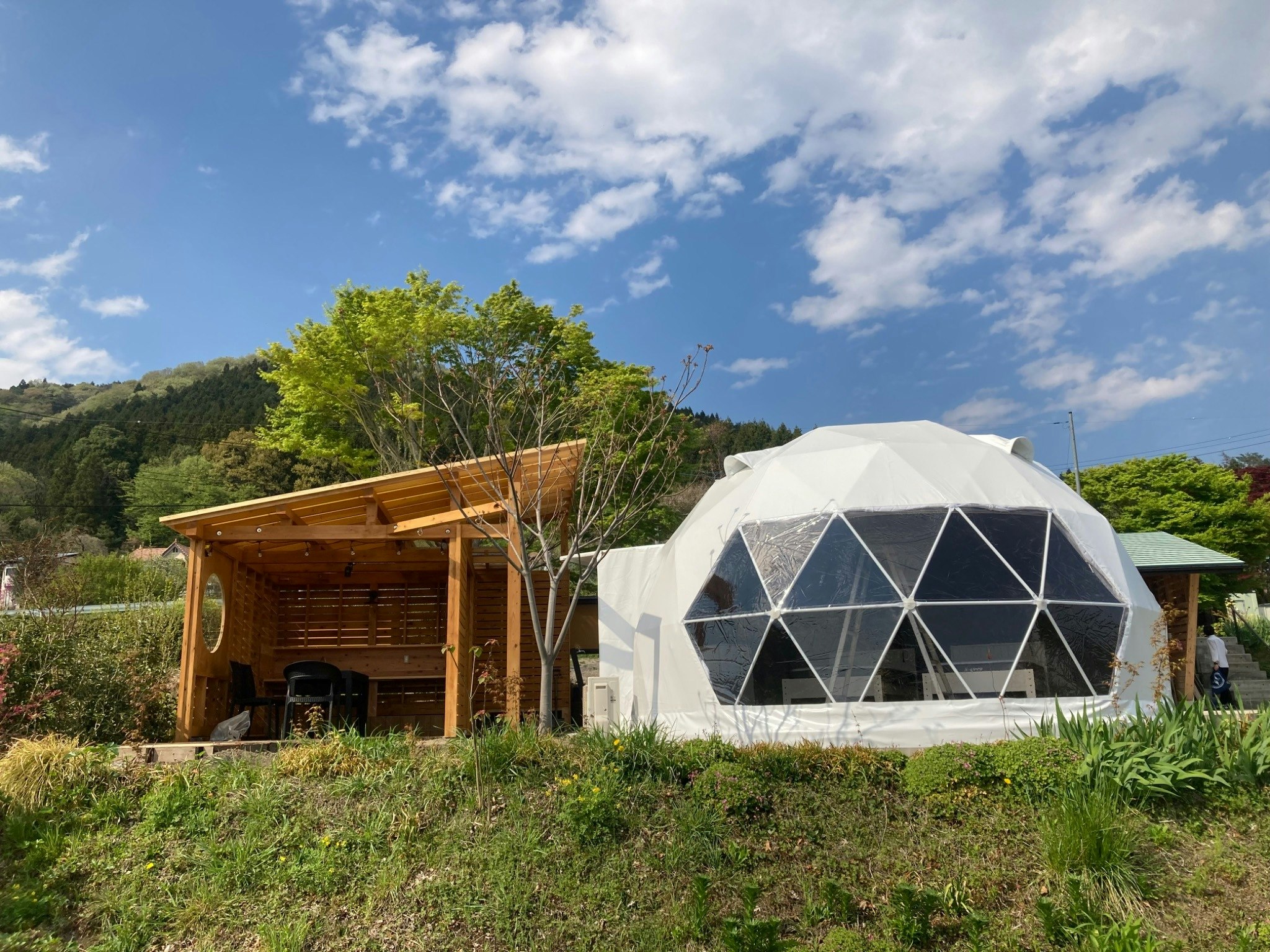 ドームBサイト【レギュラーシーズン】大人2名様から予約可。最大で大人3(もしくは大人2、子供2)名様