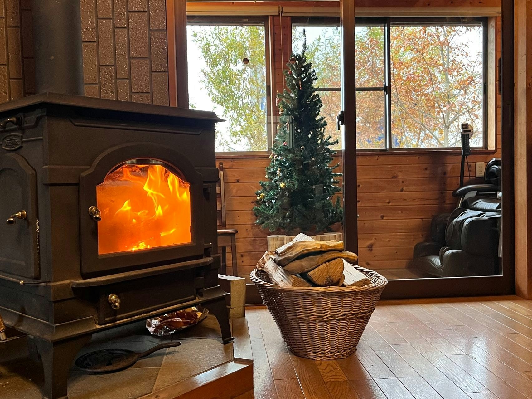 一棟貸しのログハウス別荘.琵琶湖まで車5分