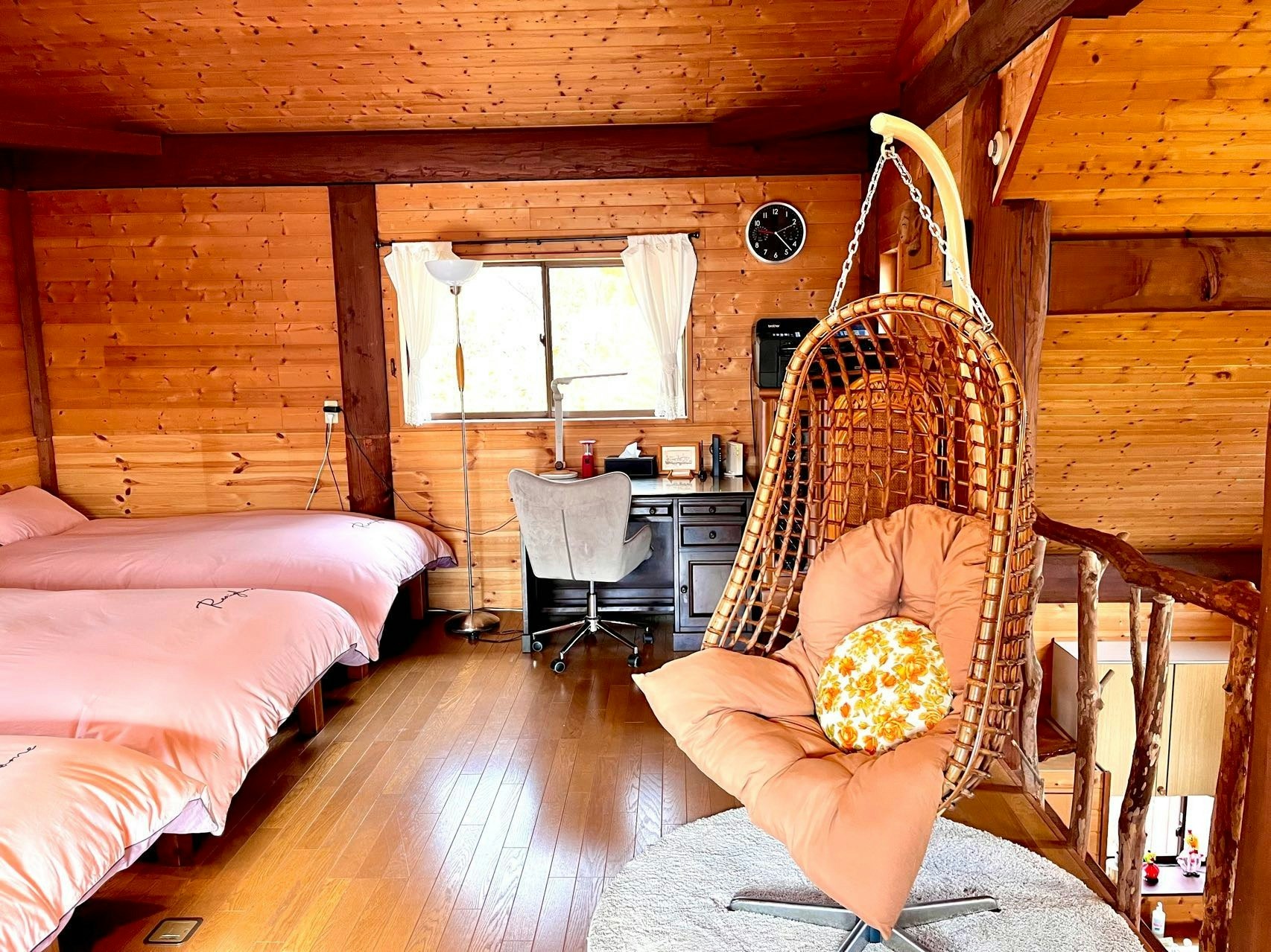 一棟貸しのログハウス別荘.琵琶湖まで車5分