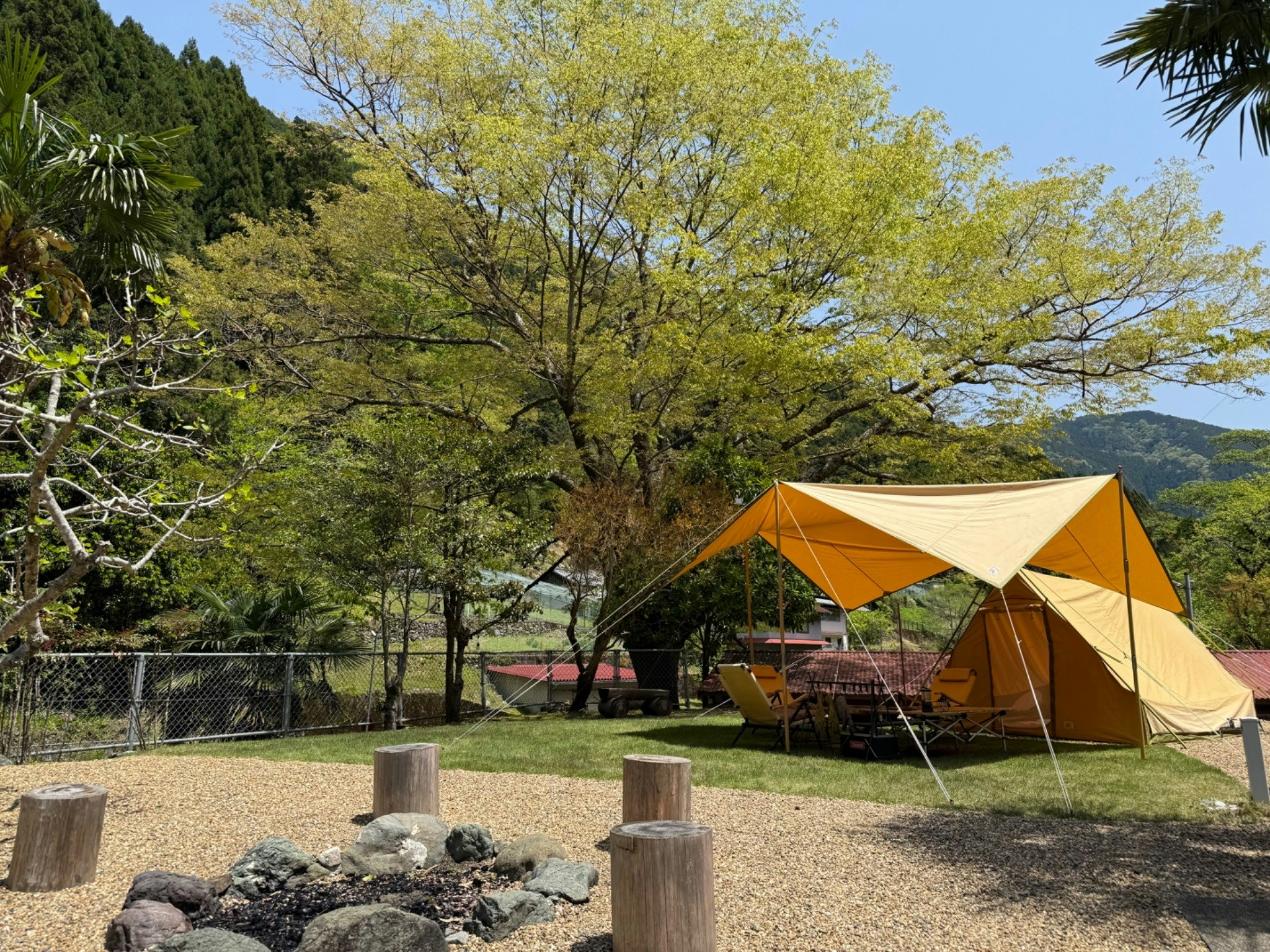 自炊式古民家キャンプ宿