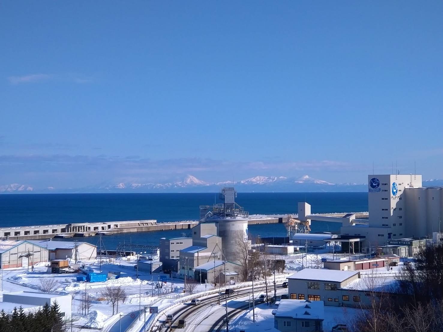 蜃気楼のような知床半島