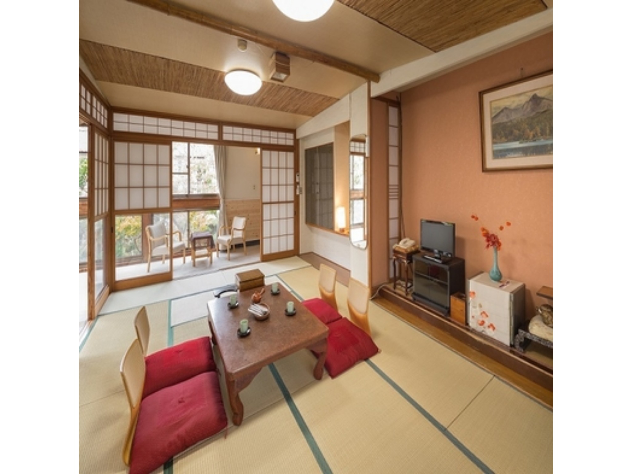 中ノ沢温泉 磐梯西村屋 - 【禁煙】和室 14帖 広縁【素泊まり】湯治場の