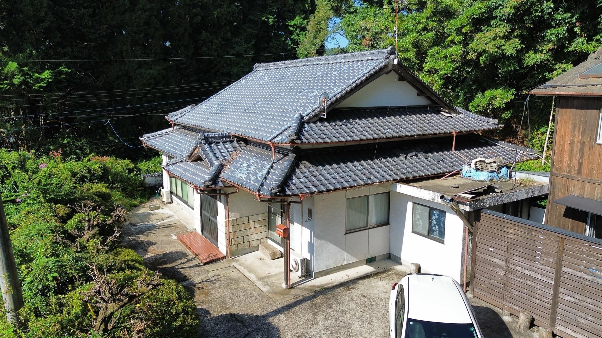 里山のポツンと一軒家 野鳥の楽園
