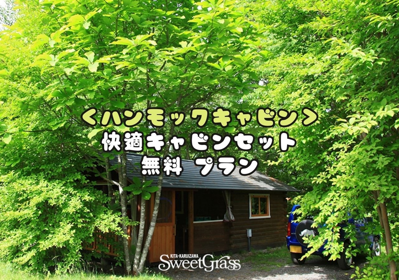 ハンモックキャビン+快適キャビンセット付き