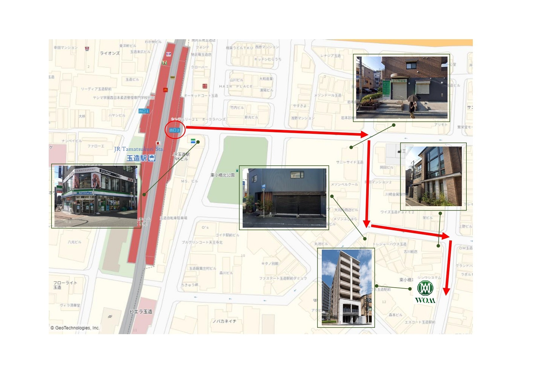 【02Type】WOM Condominium/玉造駅から徒歩5分!無料WiFi完備