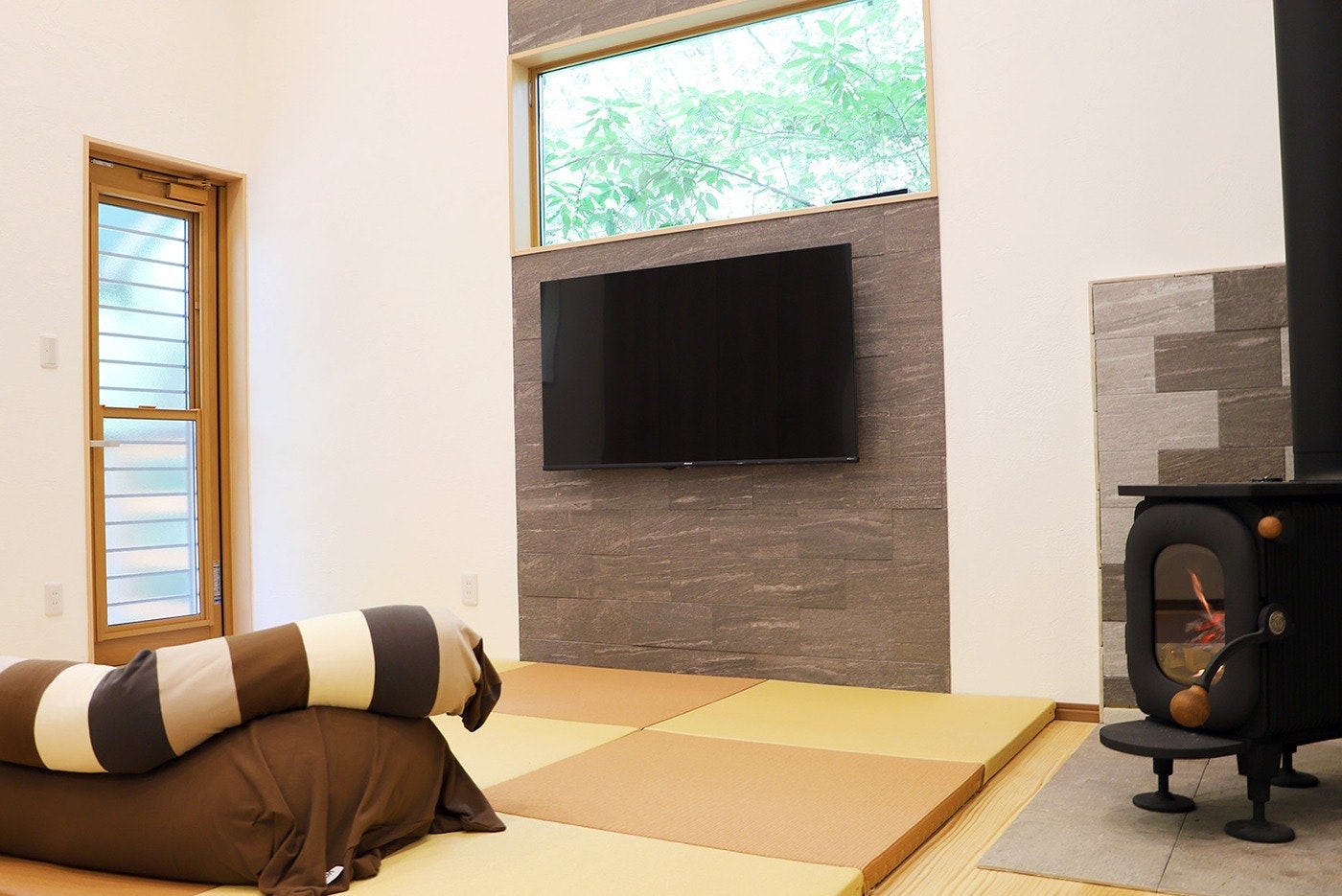薪ストーブ&畳のある部屋