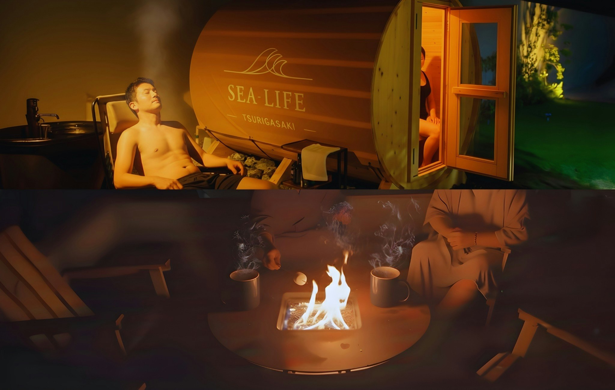 寝室3部屋完備【温水プール&専用サウナ&防風暖房付BBQ】完全貸切プライベートヴィラ