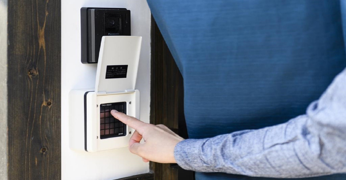 鍵が不要の暗証番号式タッチパネルキー