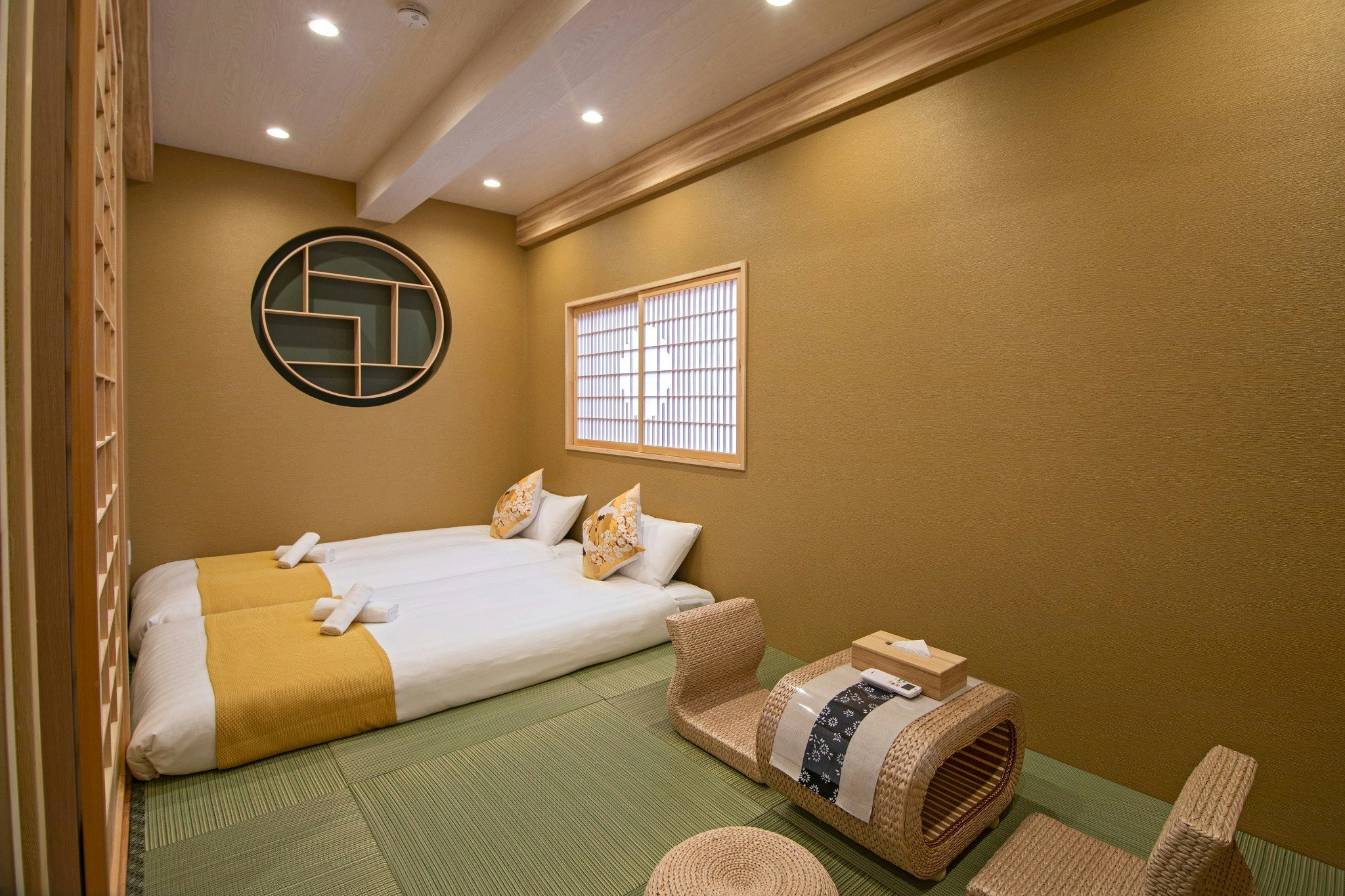 旅タイム・雪月花 room A,1つの寝室,最大3人宿泊可能,天下茶屋徒歩6分、関西空港まで32分