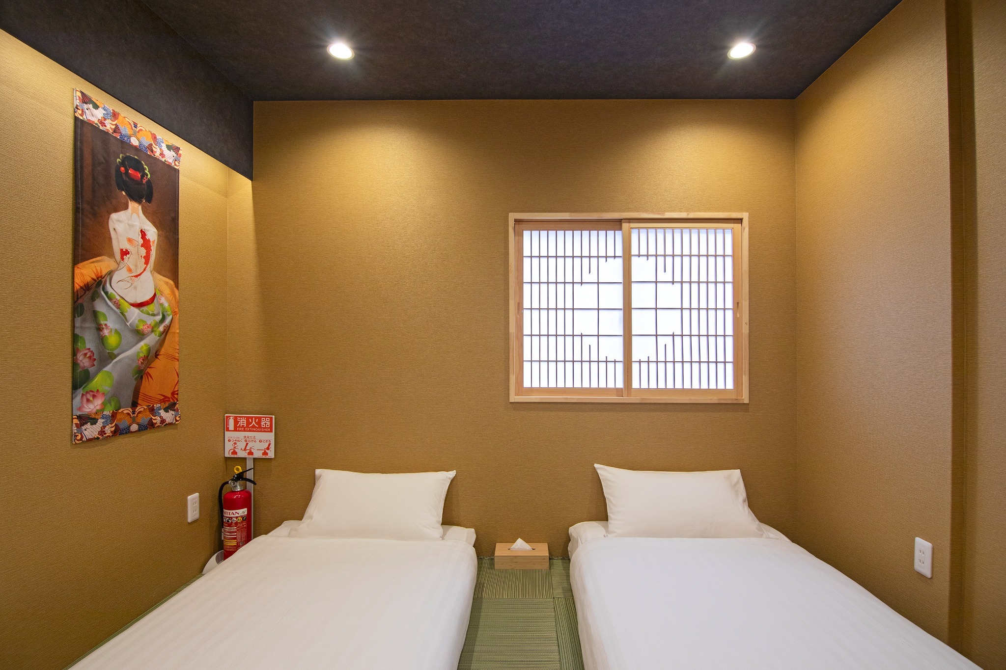 旅タイム・雪月花 room B,2つの寝室,最大4人宿泊可能,天下茶屋徒歩6分、関西空港まで32分