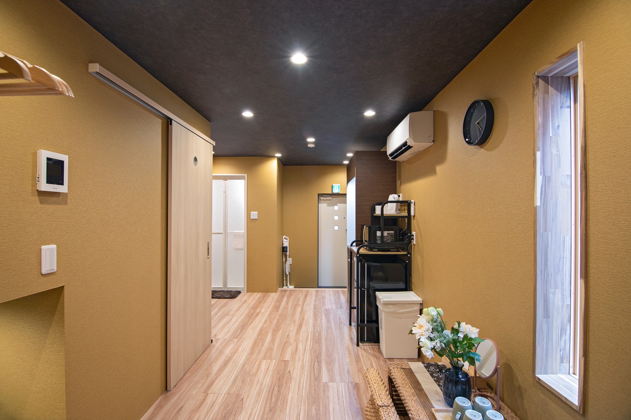 旅タイム・雪月花 room B,2つの寝室,最大4人宿泊可能,天下茶屋徒歩6分、関西空港まで32分