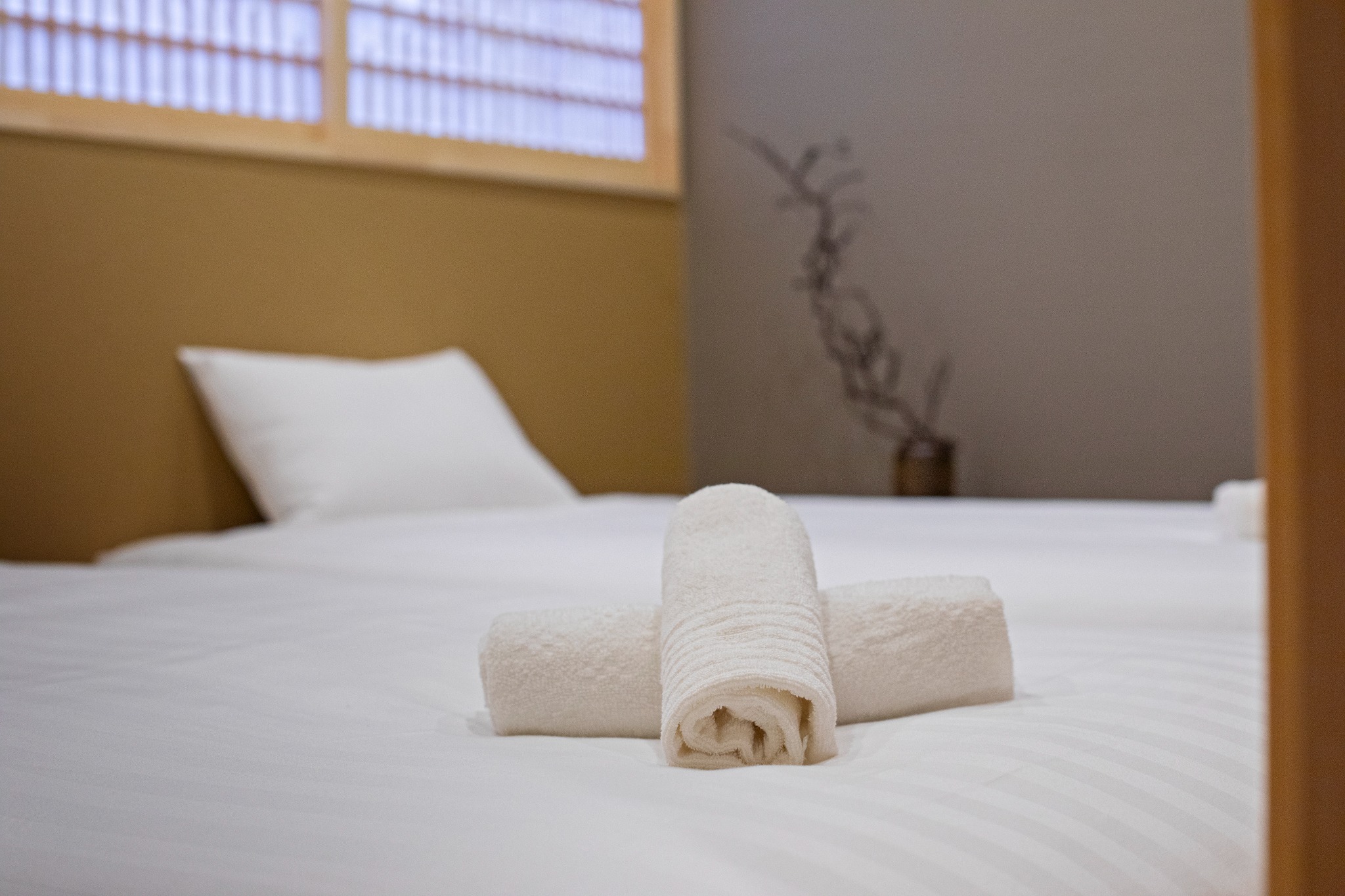 旅タイム・雪月花 room B,2つの寝室,最大4人宿泊可能,天下茶屋徒歩6分、関西空港まで32分