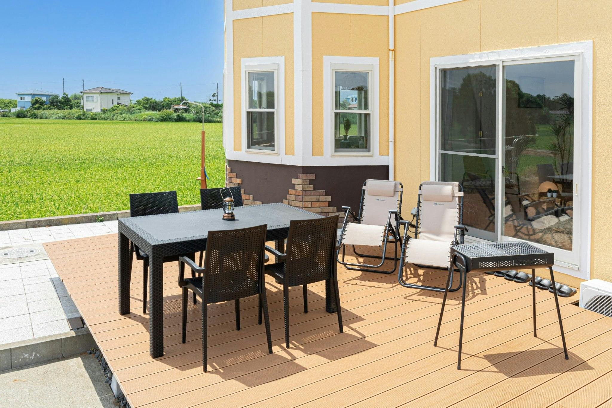 九十九里浜近く/緑に囲まれた戸建て/広々3LDK/BBQを楽しめる/ANGO KUJUKURI I