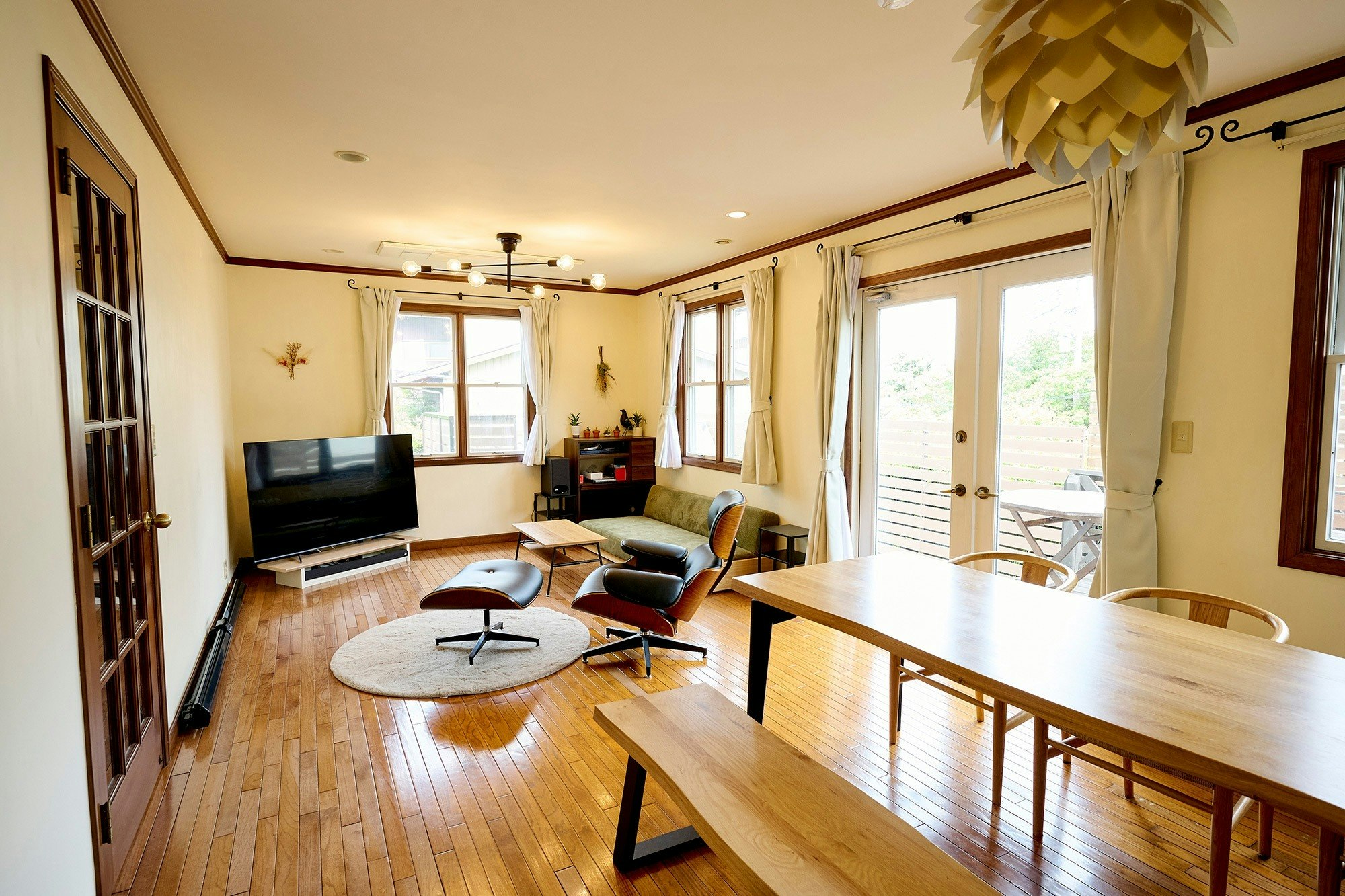  広々BBQ スペース サウナ付き!