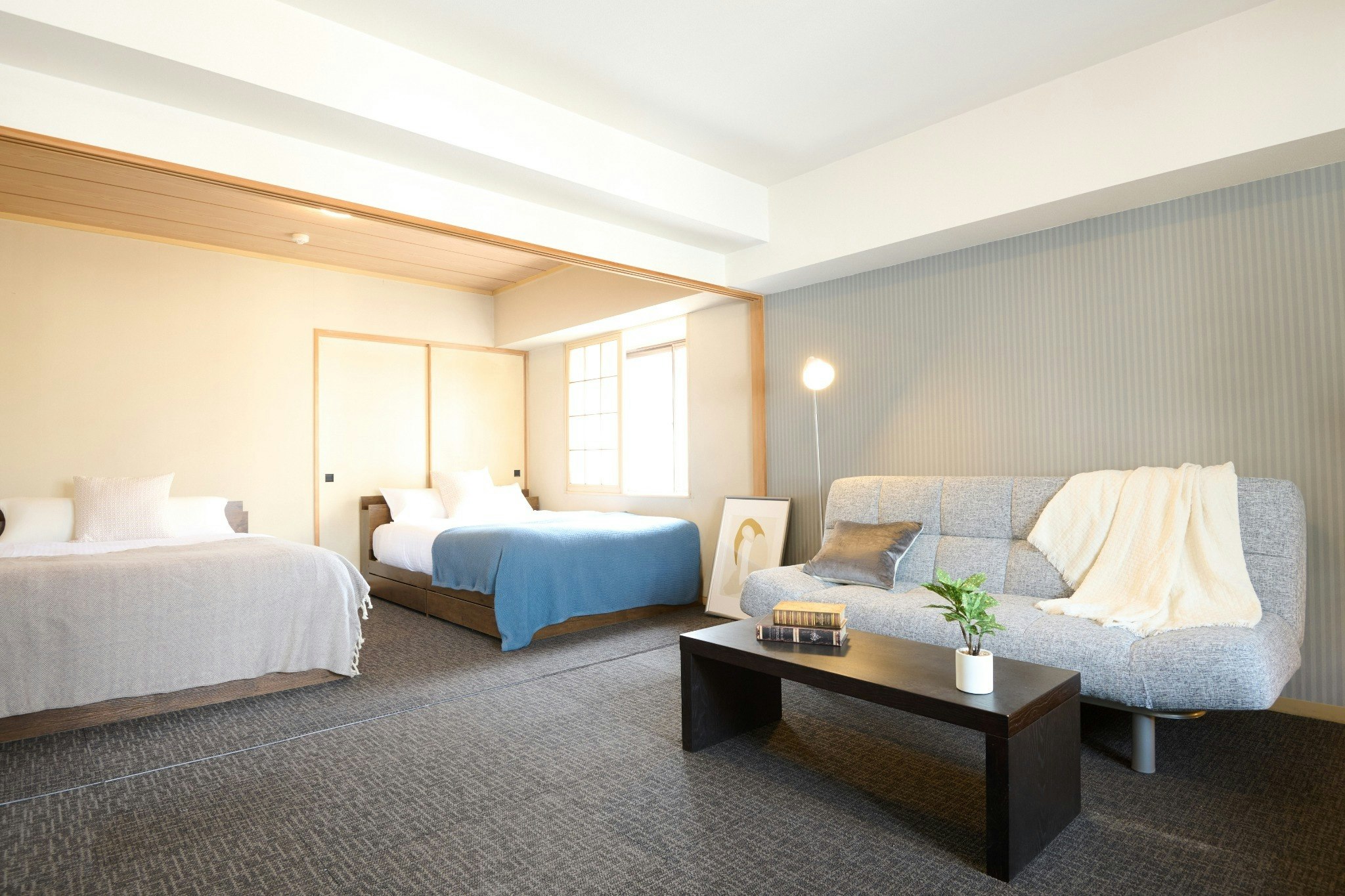 すすきの徒歩圏内!66m2の広々空間でゆっくりご滞在♪