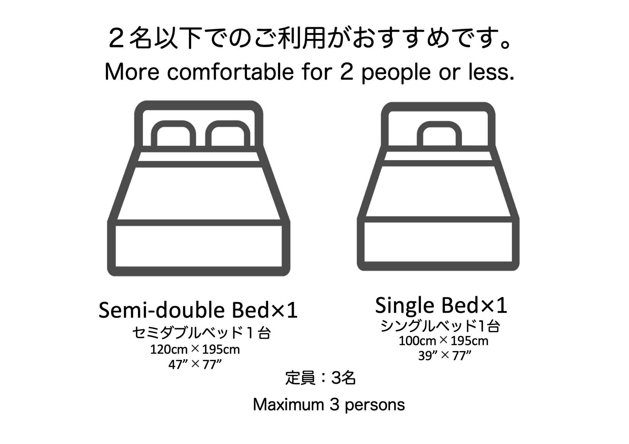 【大通・すすきの近く】シンプルな旅のためのお部屋 701