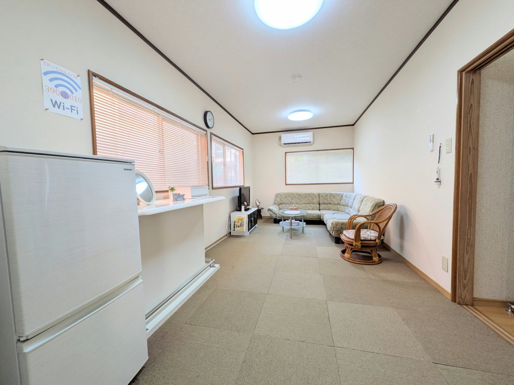 広々としたゲストハウスは一組限定