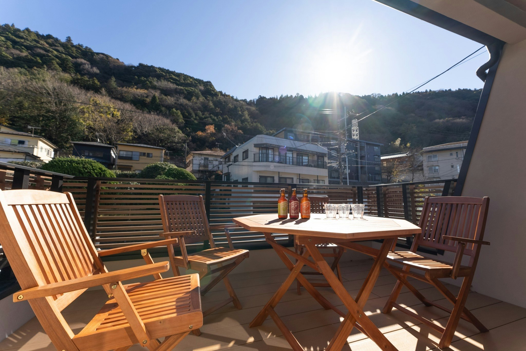 和と洋が融合する自然と調和した贅沢な非日常の癒し空間!マウンテンビュー|広々バルコニー