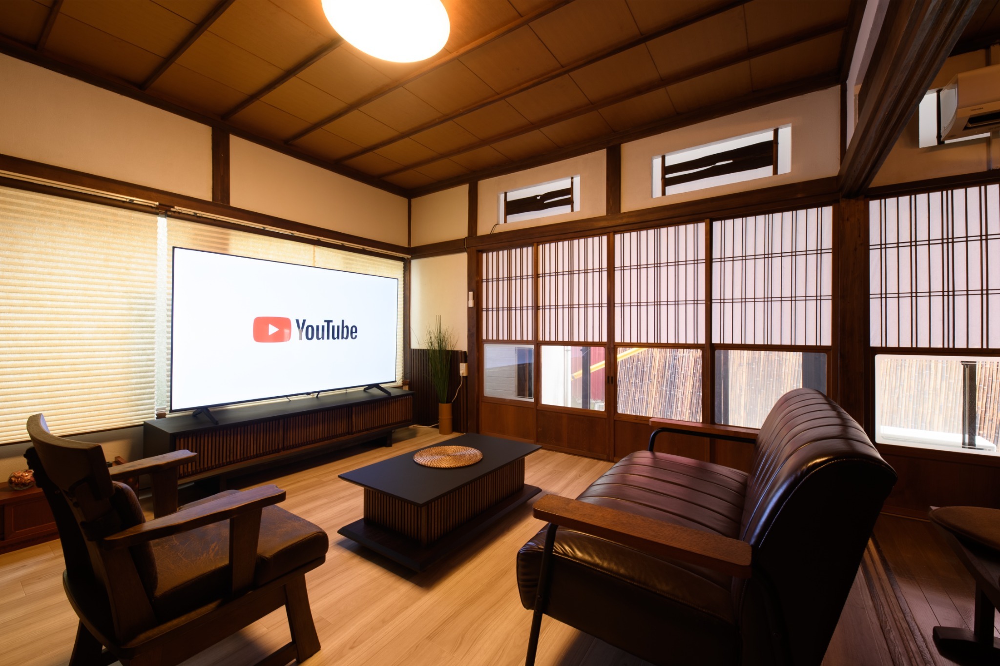 75インチ スマートテレビ導入!昭和レトロなおばあちゃん家|8名様まで宿泊可能