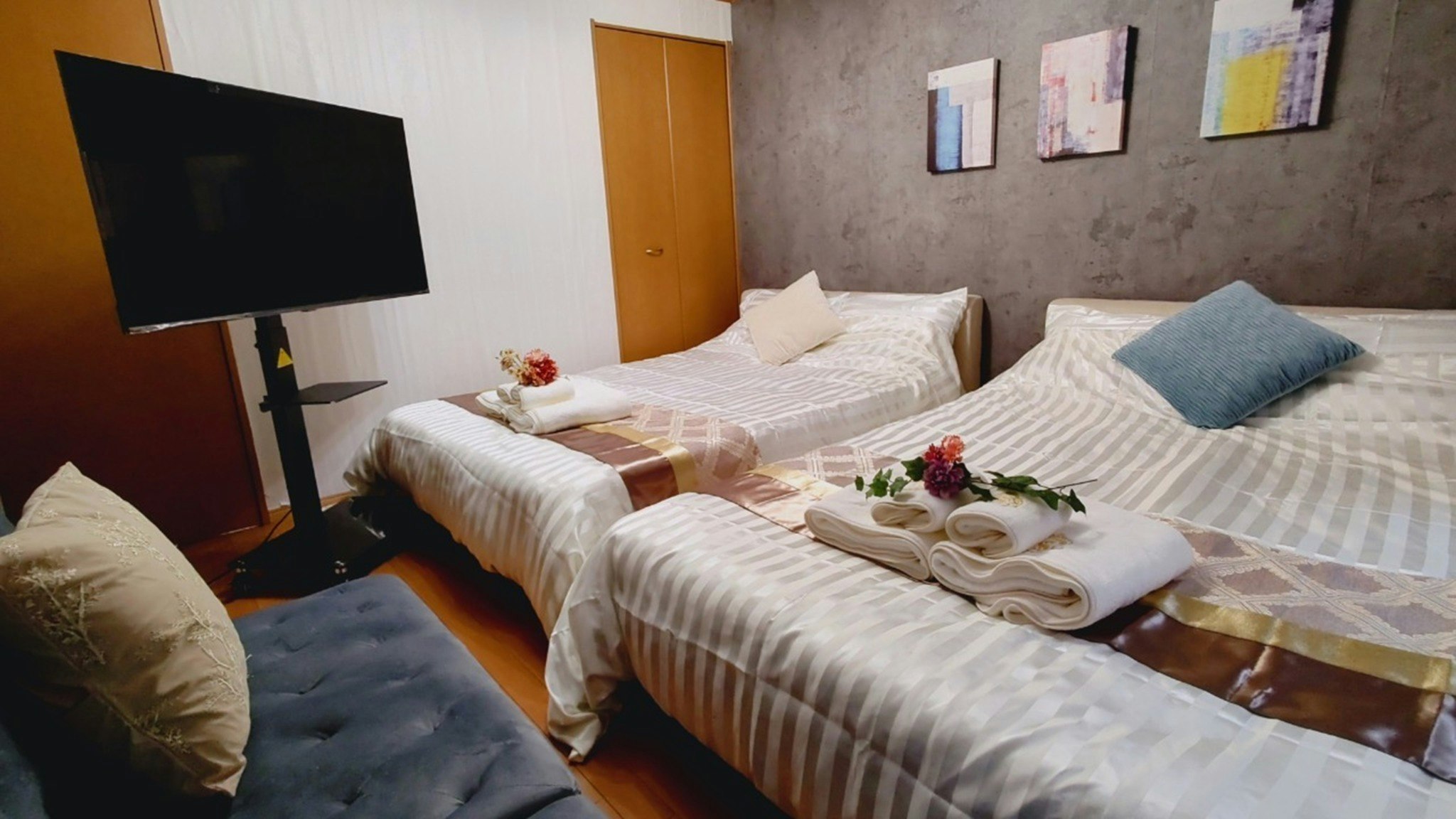 心斎橋駅まで電車1駅、心斎橋エリア、ビジネス観光、USJに最適!