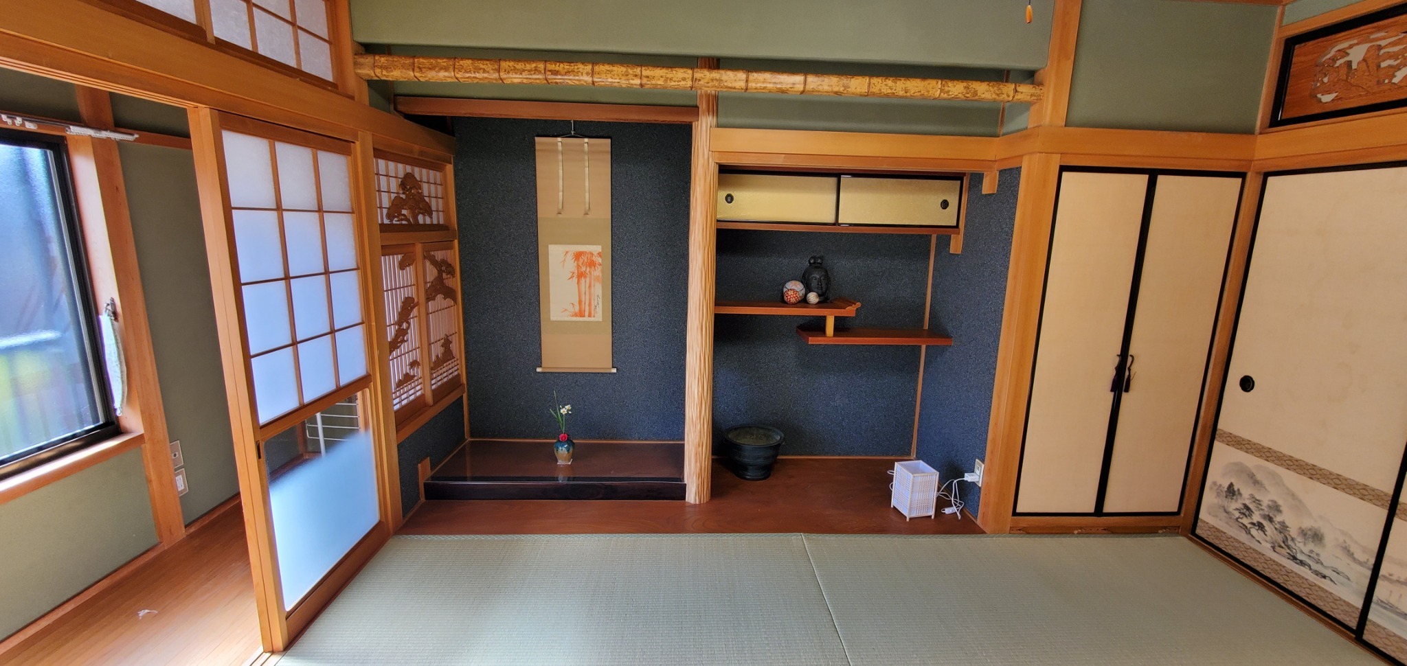 22.客室椿 床の間