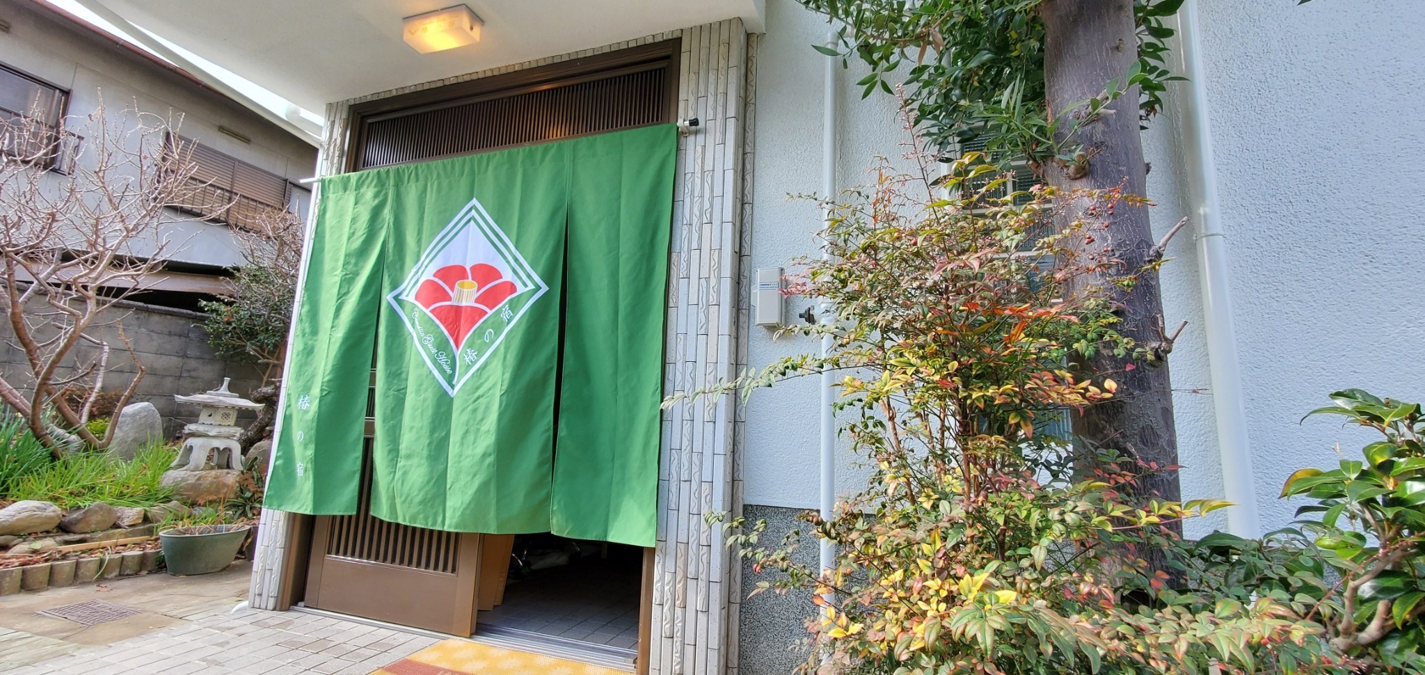 5.入り口 のれん