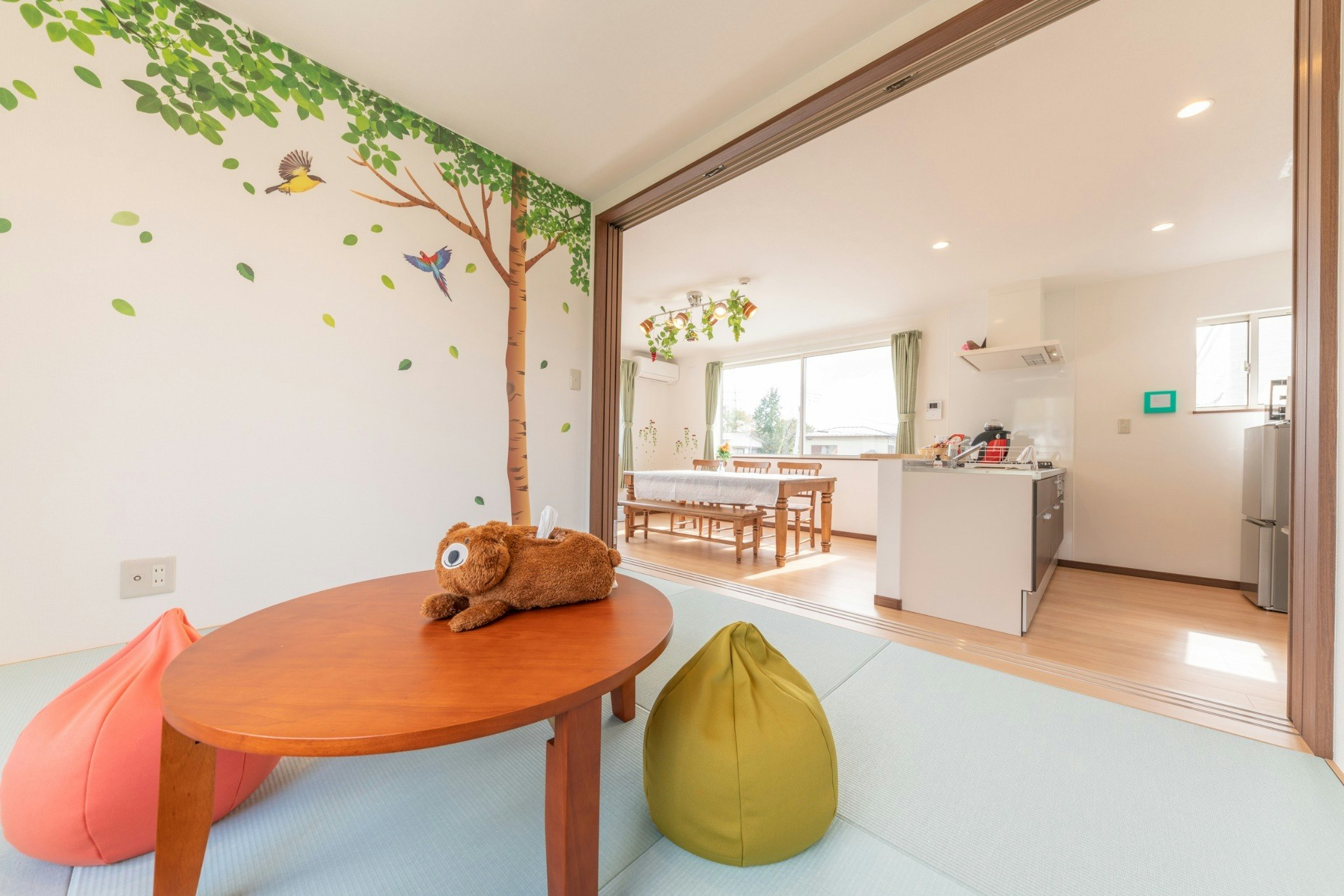河口湖駅徒歩9分、富士急ハイランドも徒歩圏内 Private House Clover