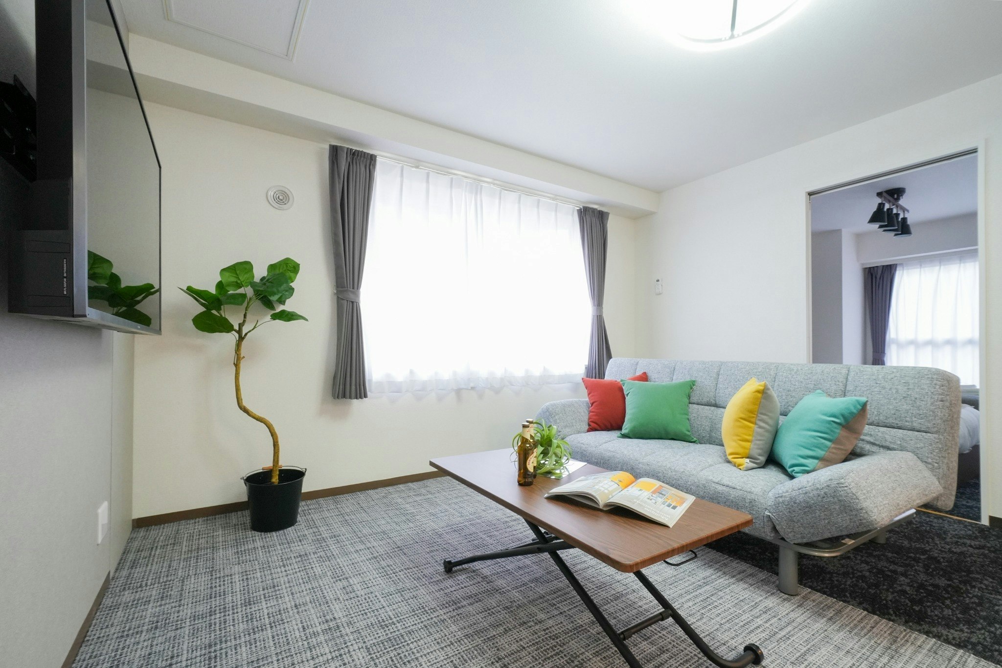 2LDKの広々としたお部屋♪札幌中心部で観光にもぴったり!最大8名宿泊◎MP37303