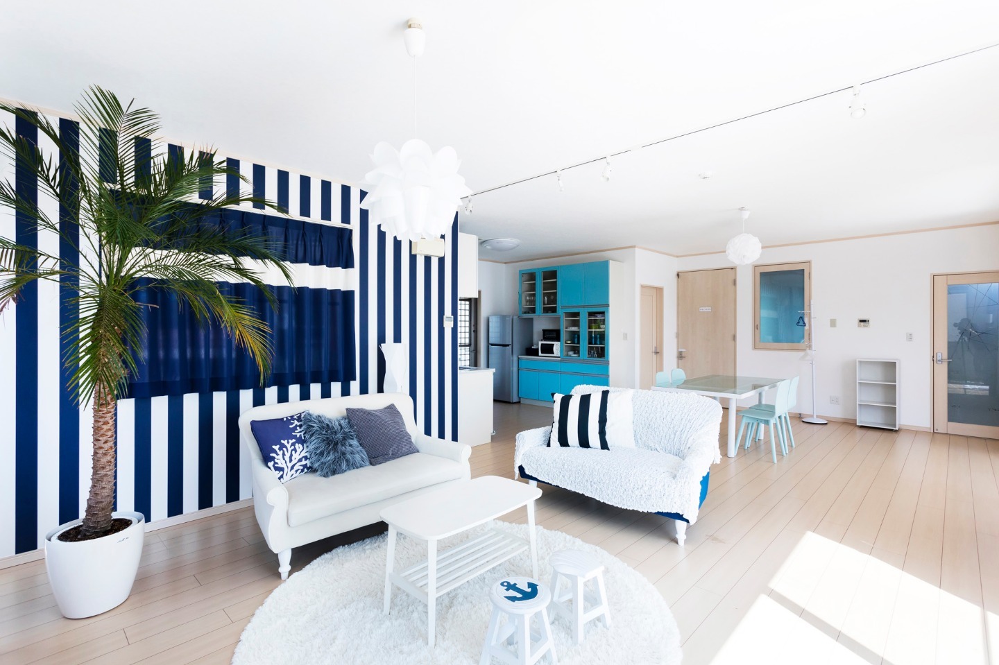 マリン風リビングダイニング