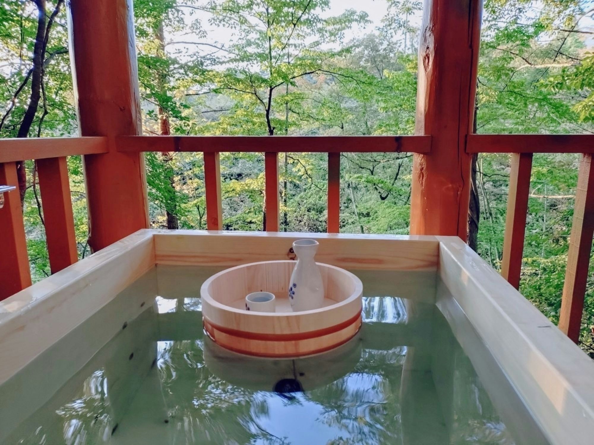 露天風呂!カラオケ!BBQが楽しめる西軽井沢の別荘/森の息吹と溪谷のせせらぎを感じる癒しのひとときを