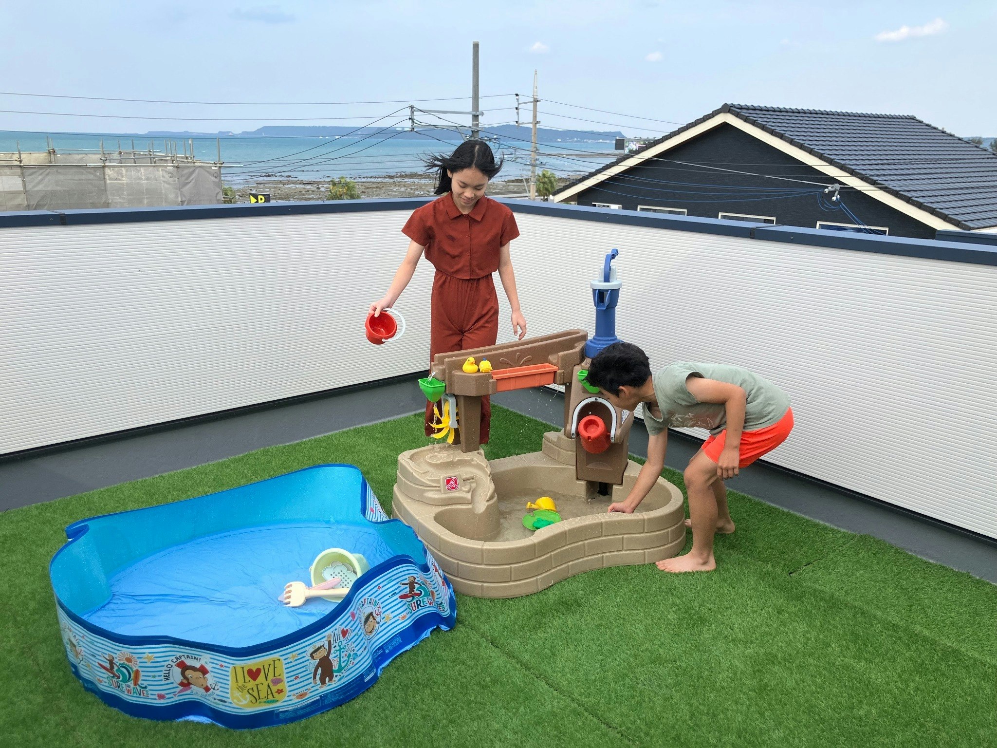 海中道路まで3分!オーシャンビューの宿です。10名様まで宿泊可能 