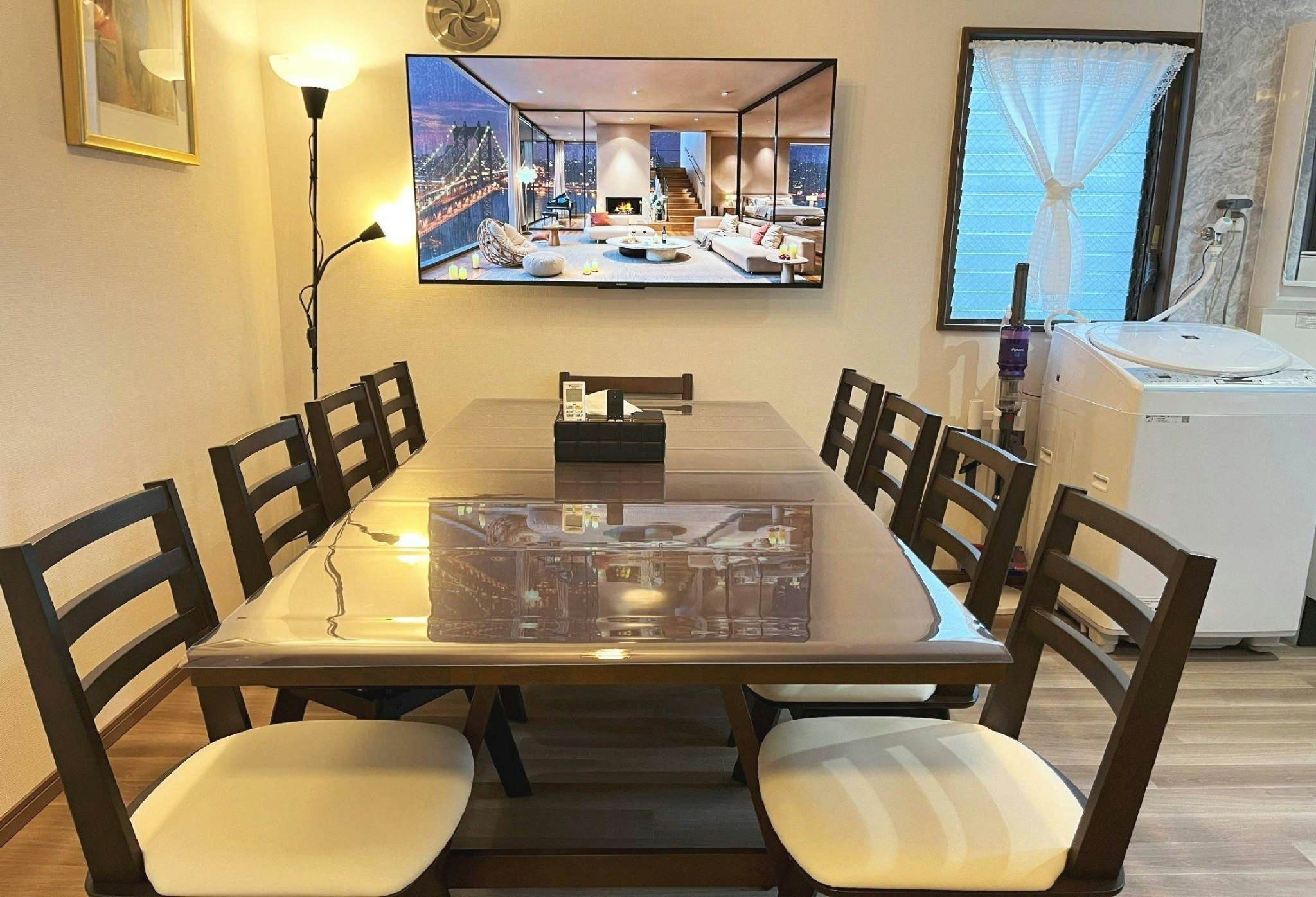 洋室三つ、最大9名宿泊可能