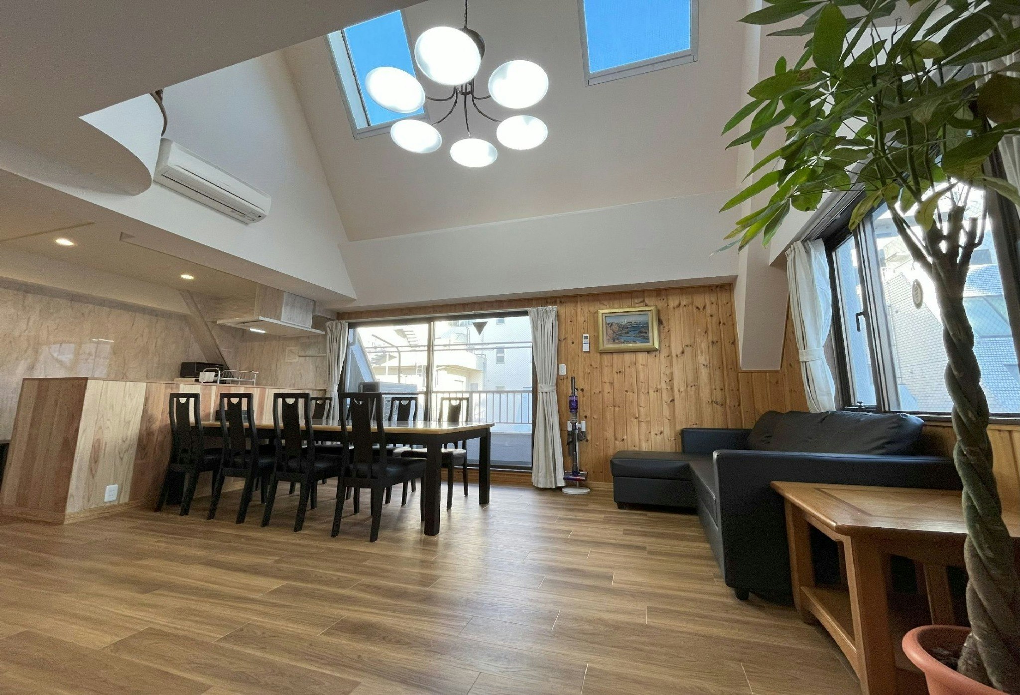 メゾネット、最大11名宿泊可能