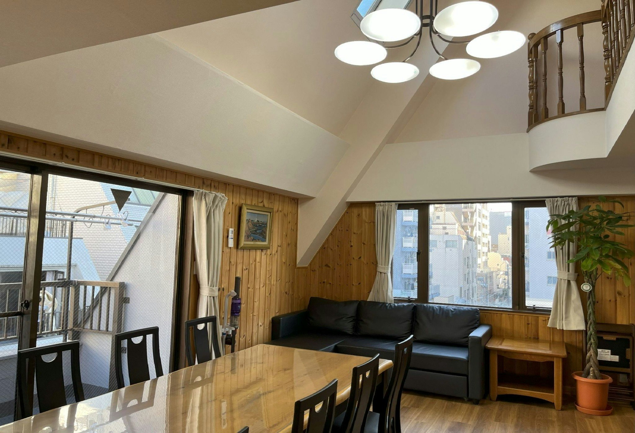 メゾネット、最大11名宿泊可能