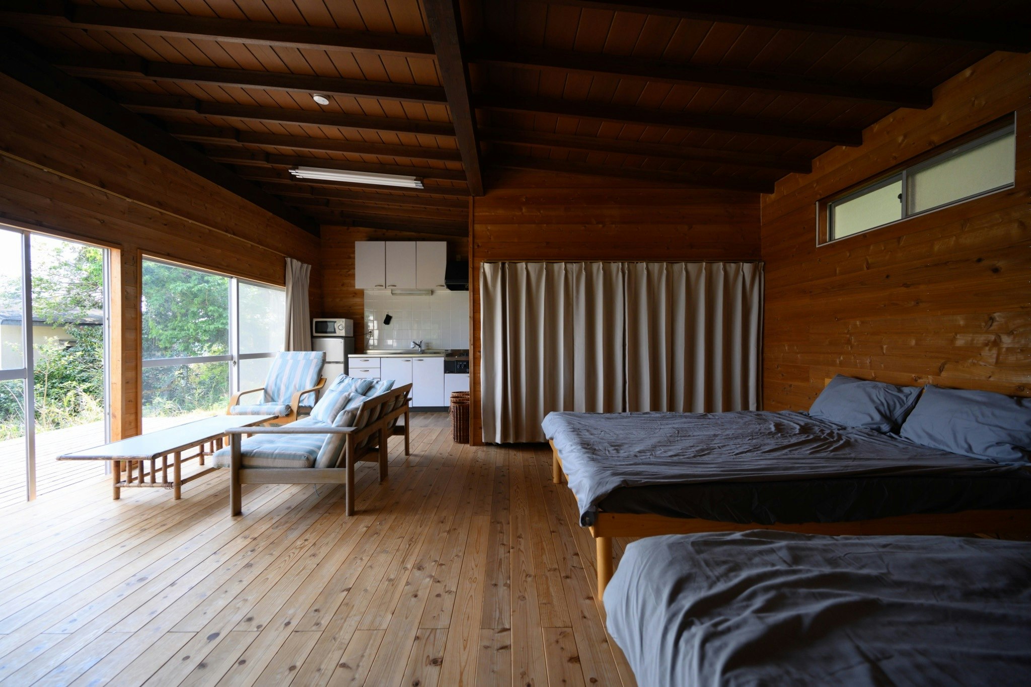 海の見えるウッドデッキ付き別荘 Ocean view vacation house 