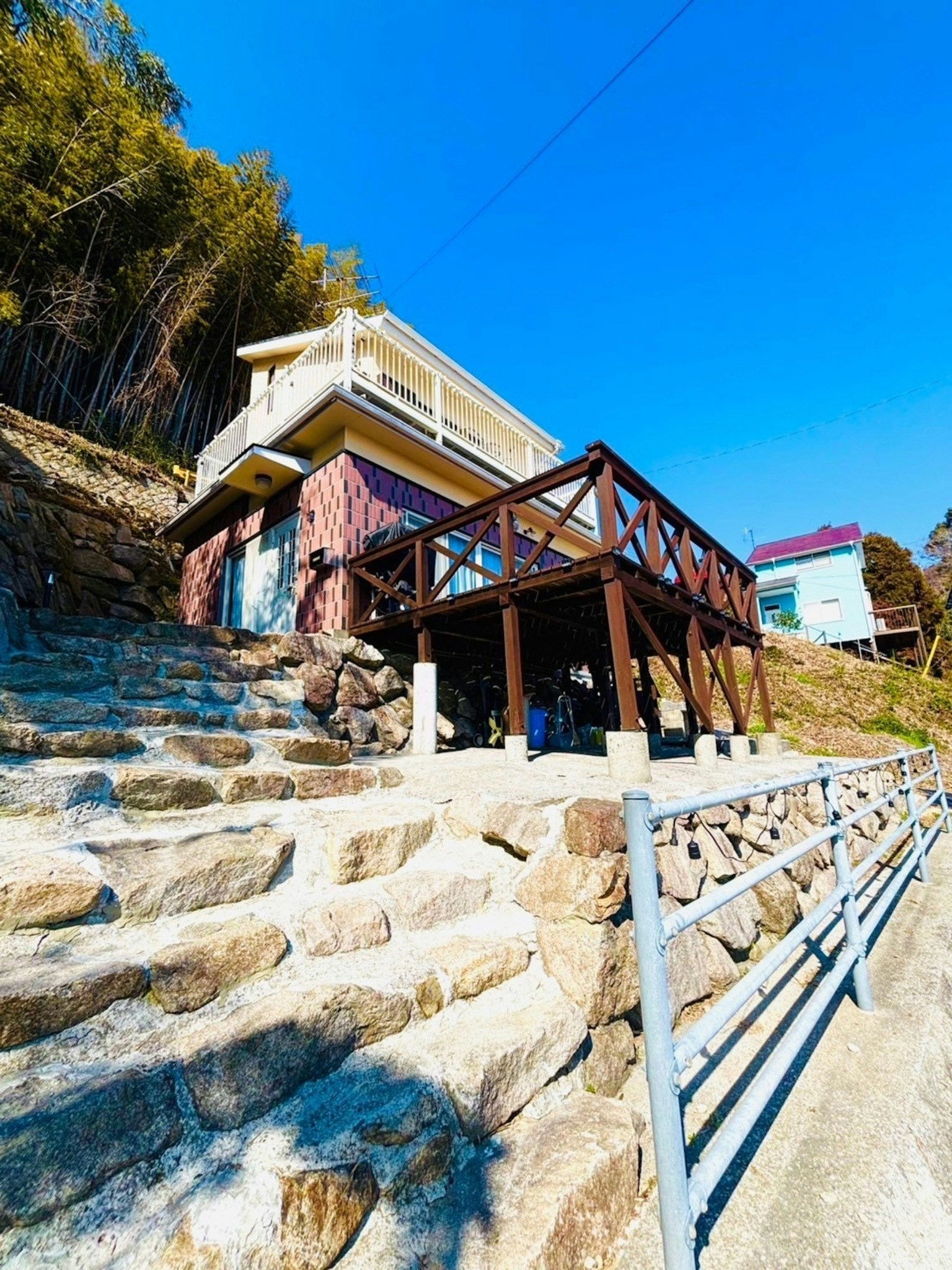 山口県Suō-Ōshima, Oshima Districtのまるまる貸切のログハウス