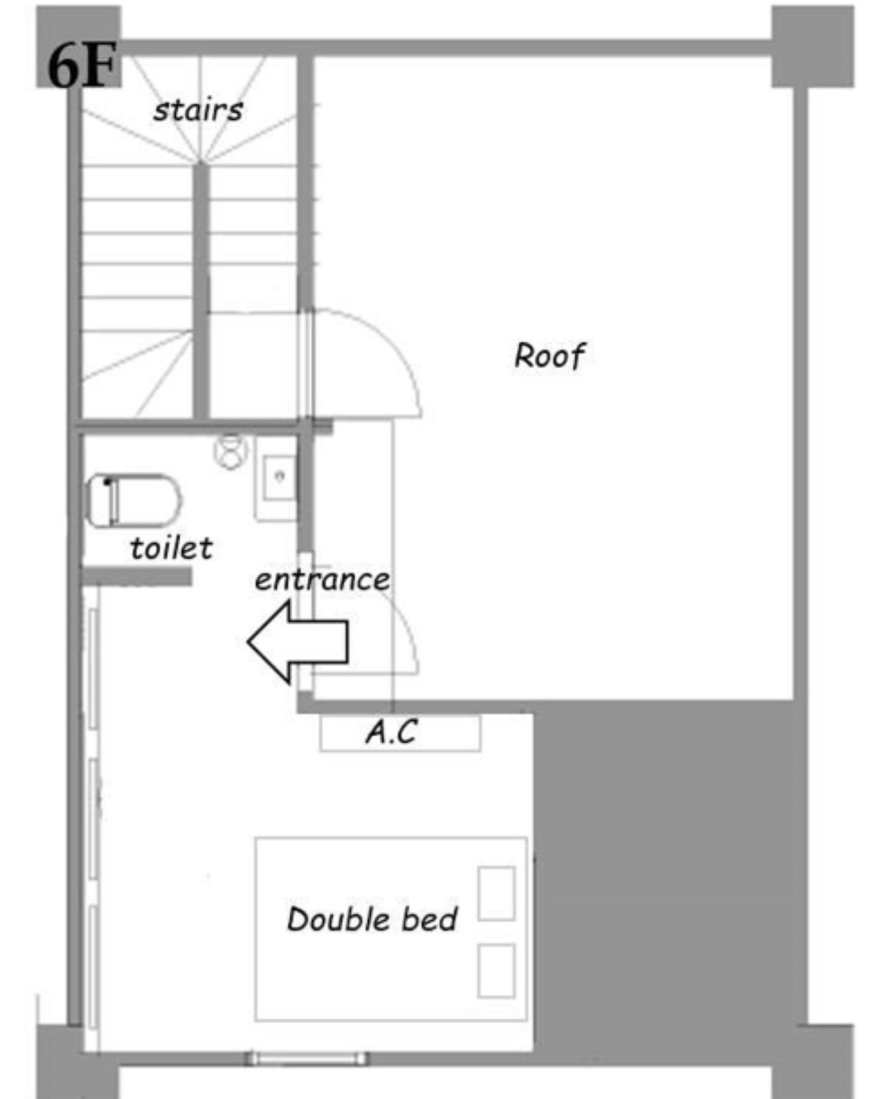 【5-6F】和洋モダン&6名可|高松駅5分・アート旅の拠点に最適
