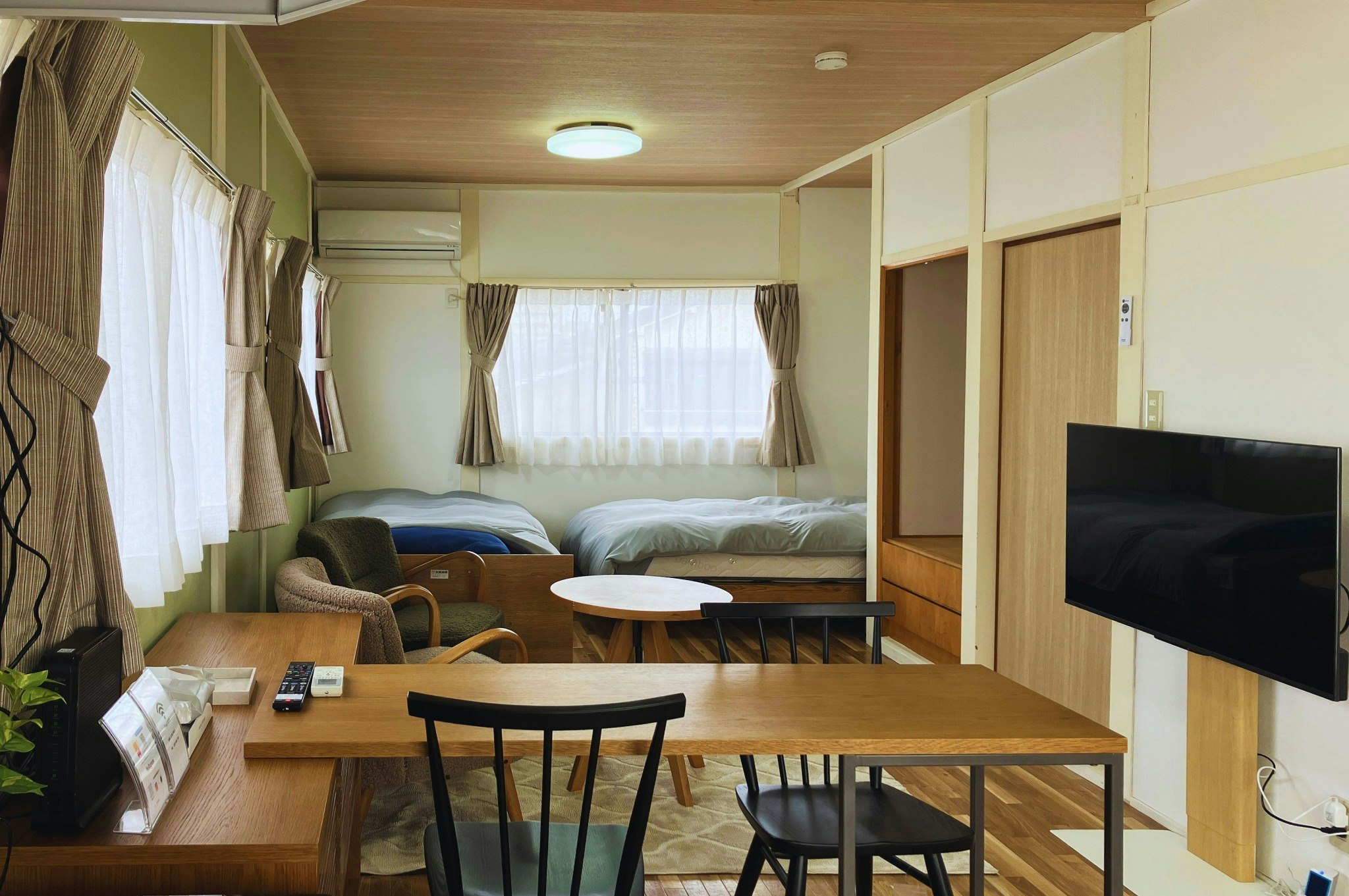 無料駐車場/熊本駅から車で約5分/最大4名/【二本木の宿】