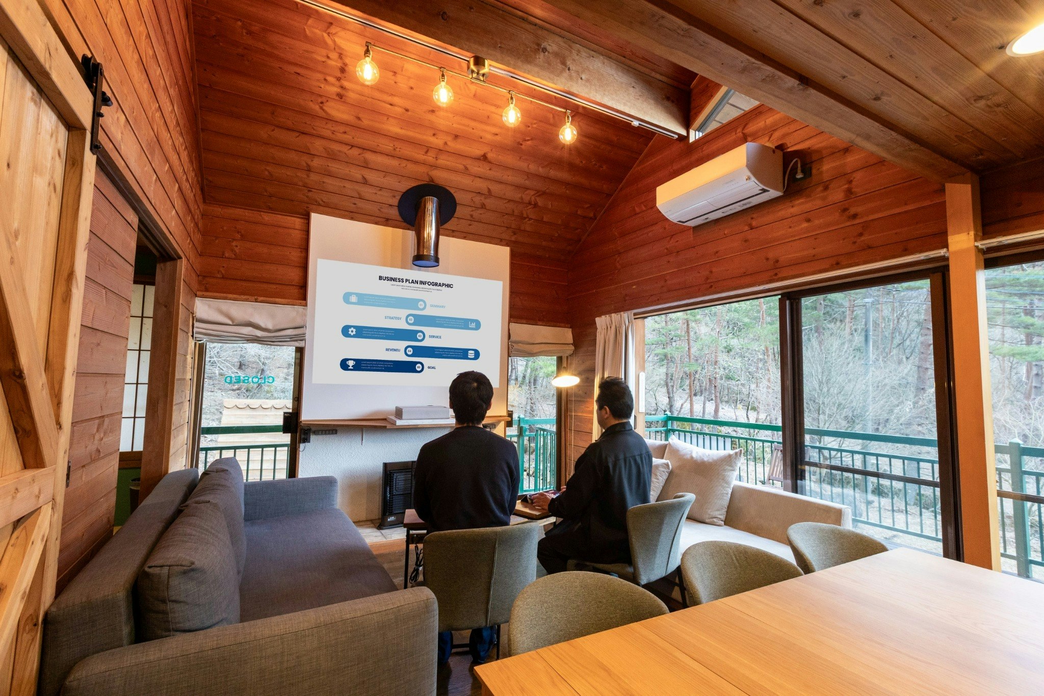 富士山が見える隠れ家ロッジ/西湖近隣/BBQ/企業研修