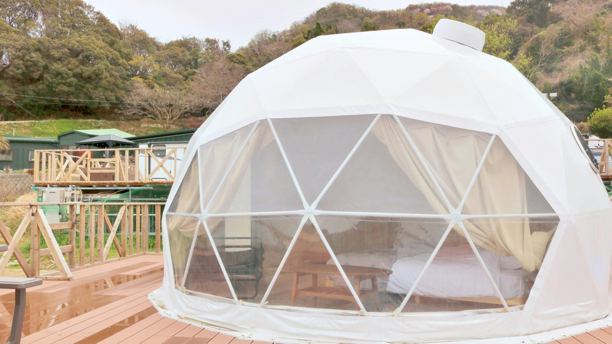 【一泊二食付き(BBQ)】【グランピング】2名定員|ジャグジー有|オーシャンビュー