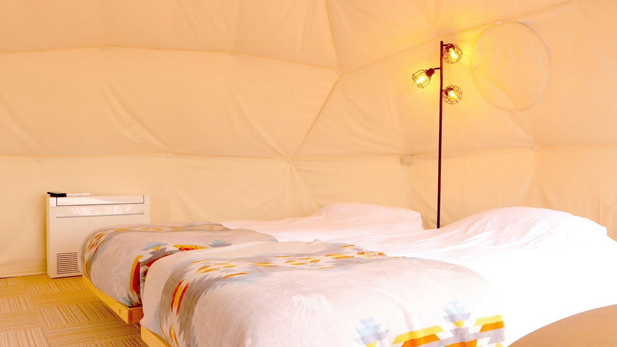 【一泊二食付き(BBQ)】【グランピング】2名定員|ジャグジー無【訳あり客室】