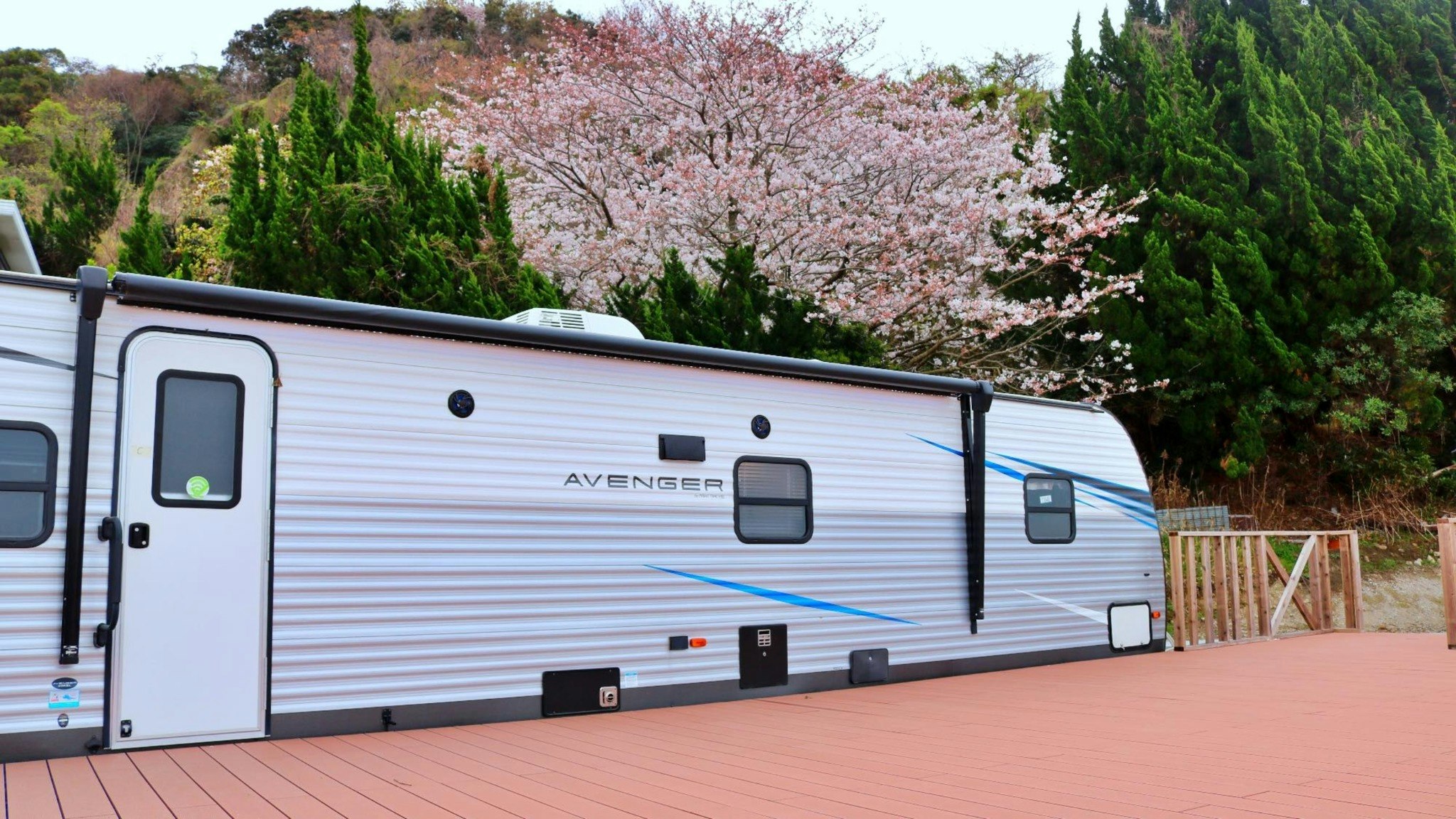 【一泊二食付き(BBQ)】【トレーラー】3名定員|ジャグジー有|オーシャンビュー