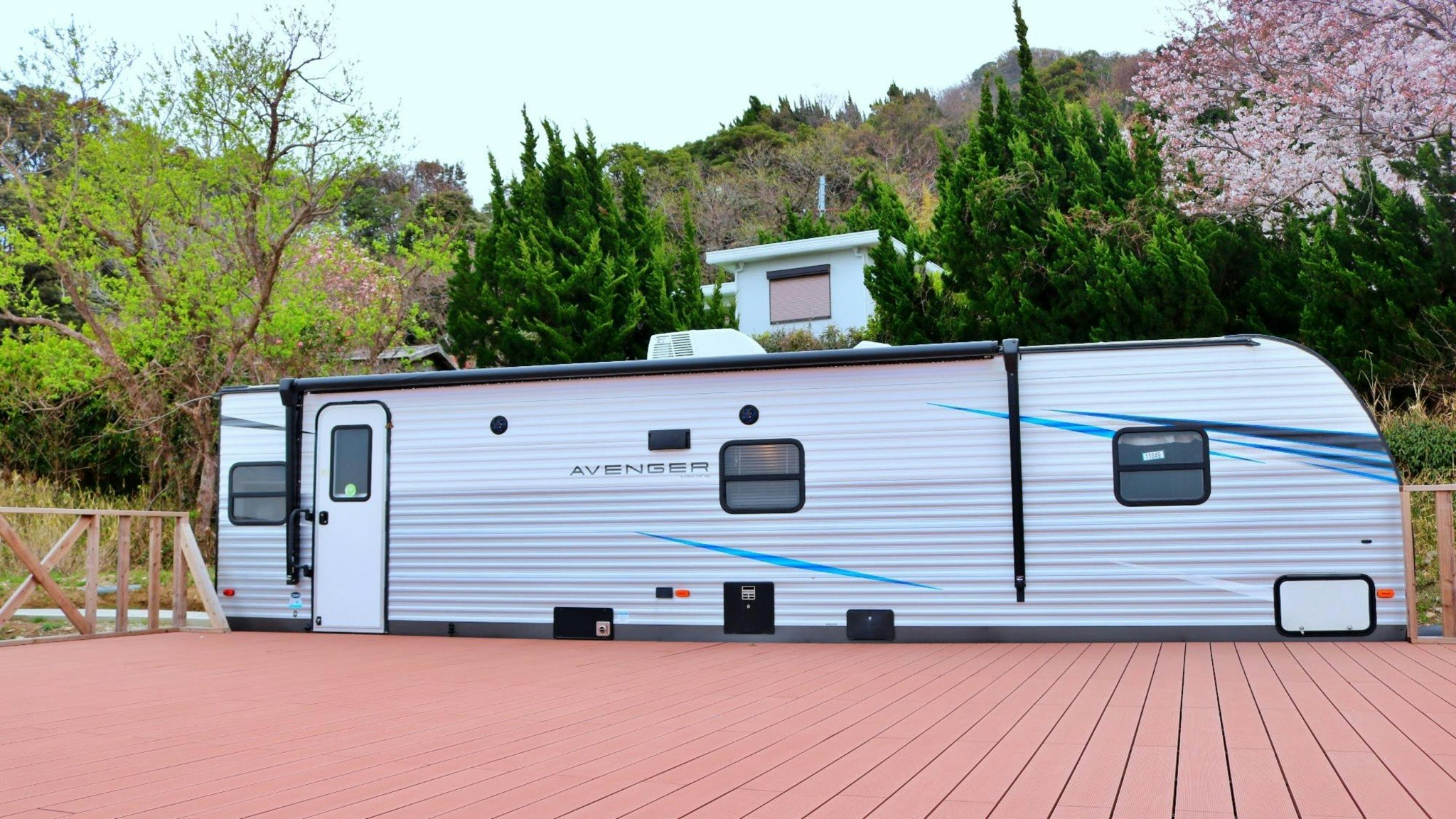 【一泊二食付き(BBQ)】【トレーラー】3名定員|ジャグジー有|オーシャンビュー