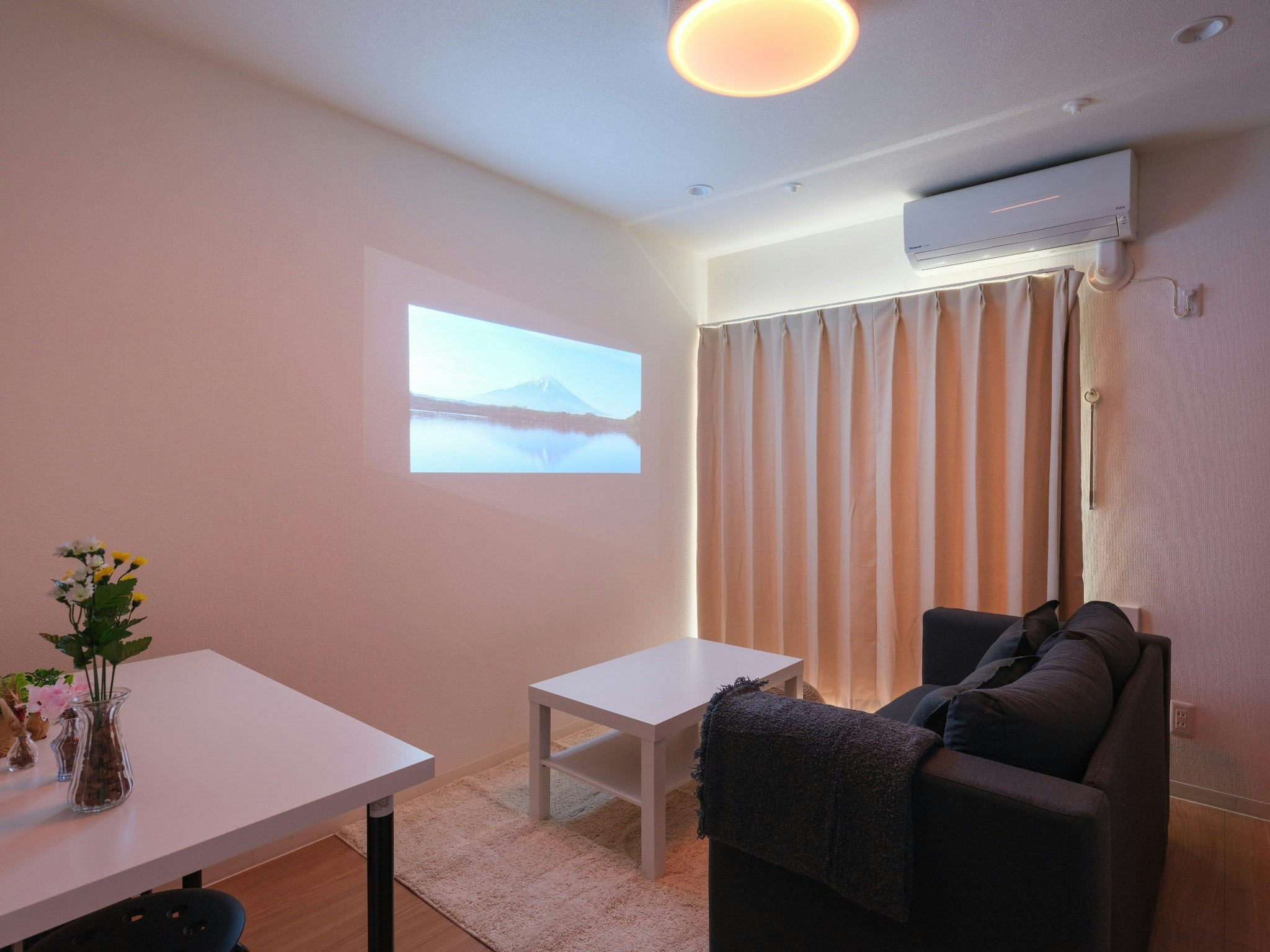 #102/アウトレット近く/2人で映画館気分/プロジェクター付おしゃれ空間