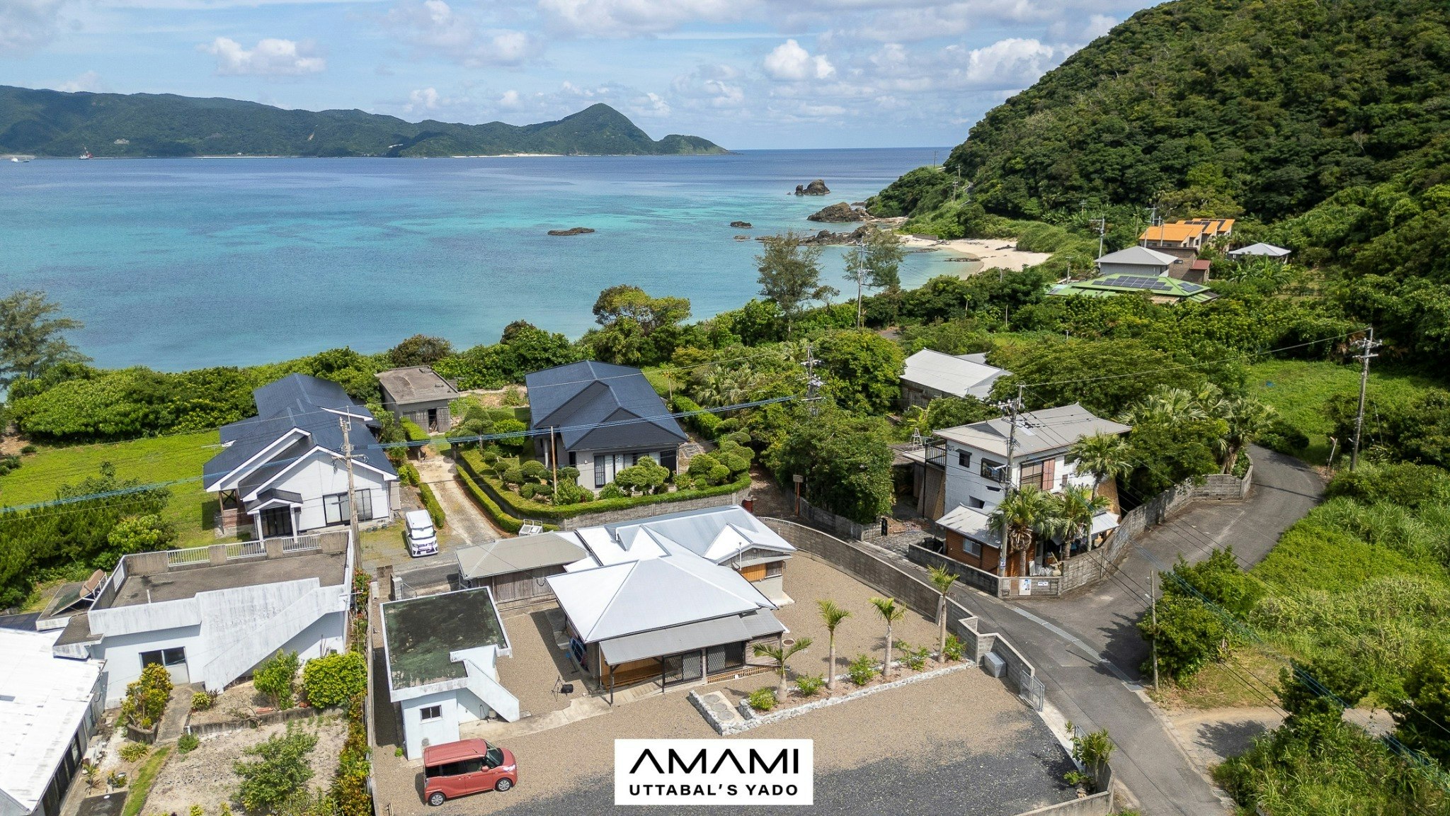 【奄美・うったばる】 奄美ブルーの打田原ビーチへ徒歩1分|一棟貸し古民家ヴィラ|5名までOK