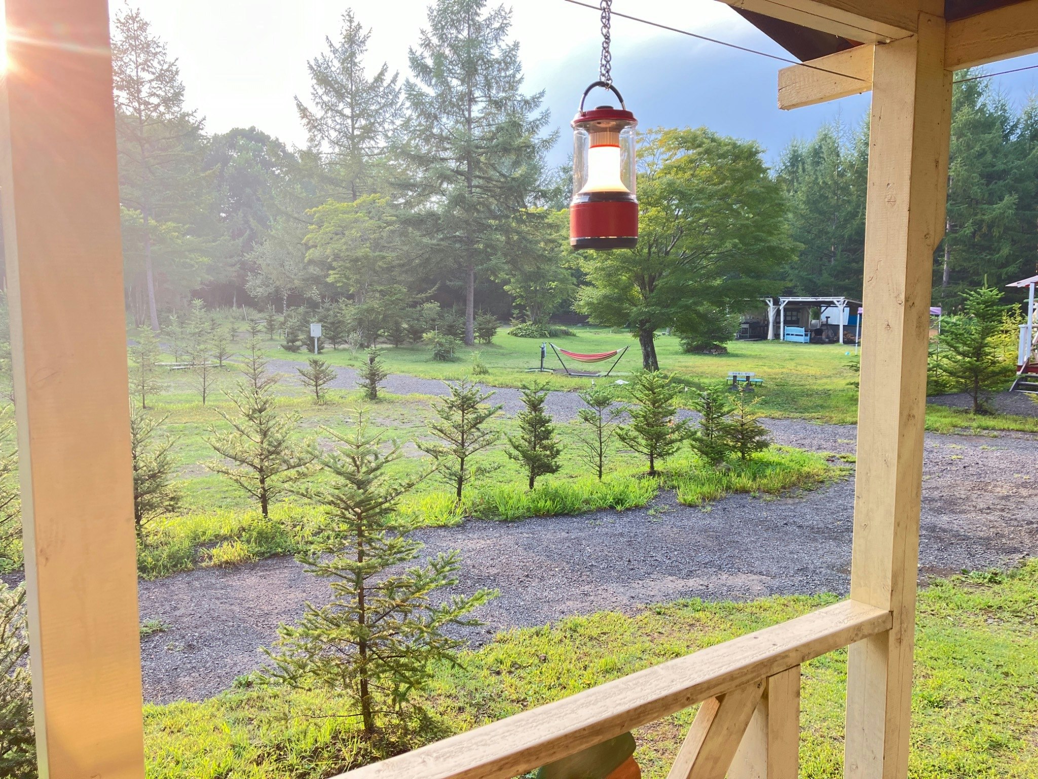 ⭐︎寝具付き⭐︎12畳ミニログキャビン「どんぐり1」広々キャビンでお気軽にキャンプを楽しもう♪