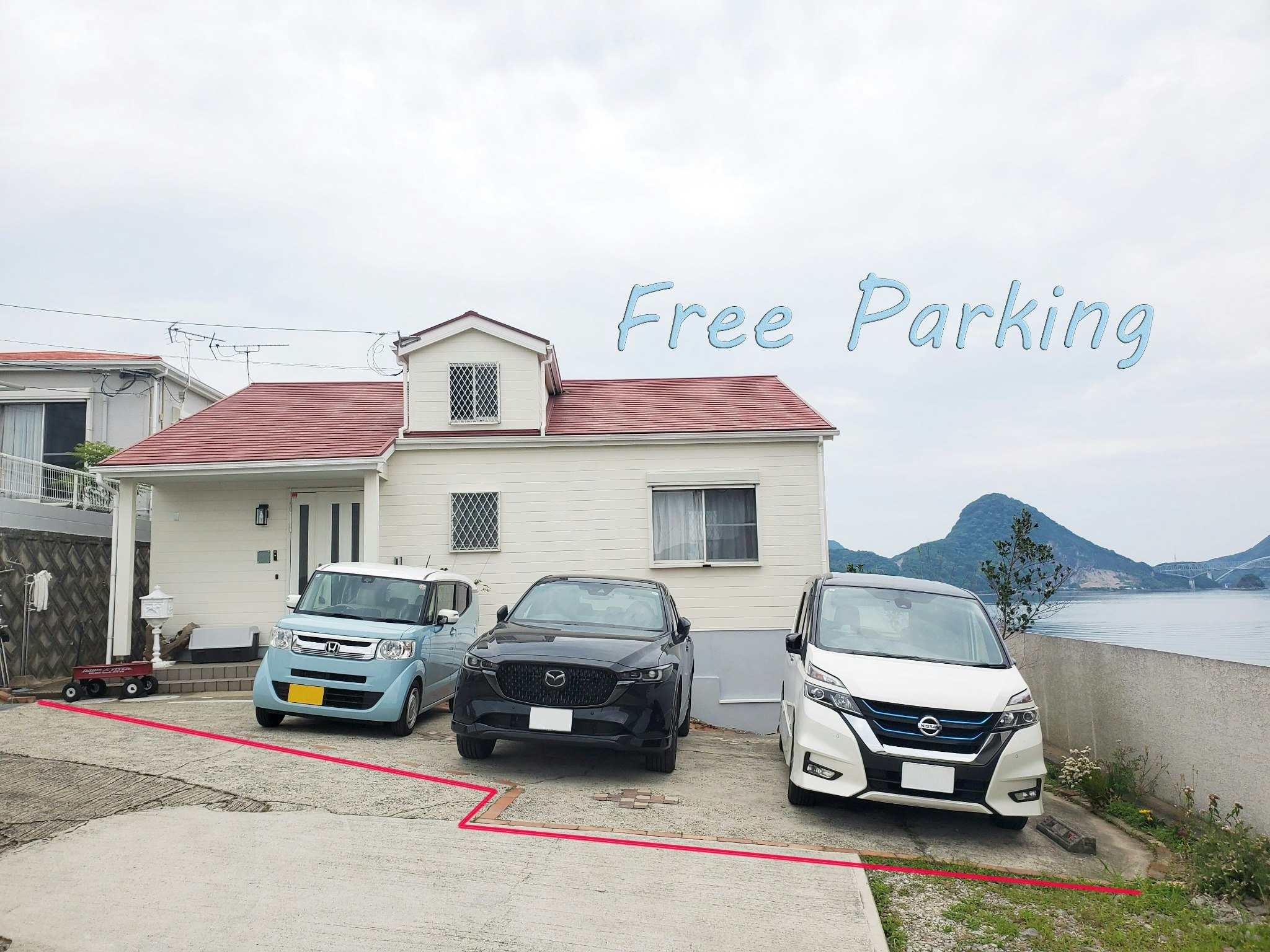 ペット可能  貸別荘  BBQ オーシャンビュー 電気自動車 EV充電 200V 