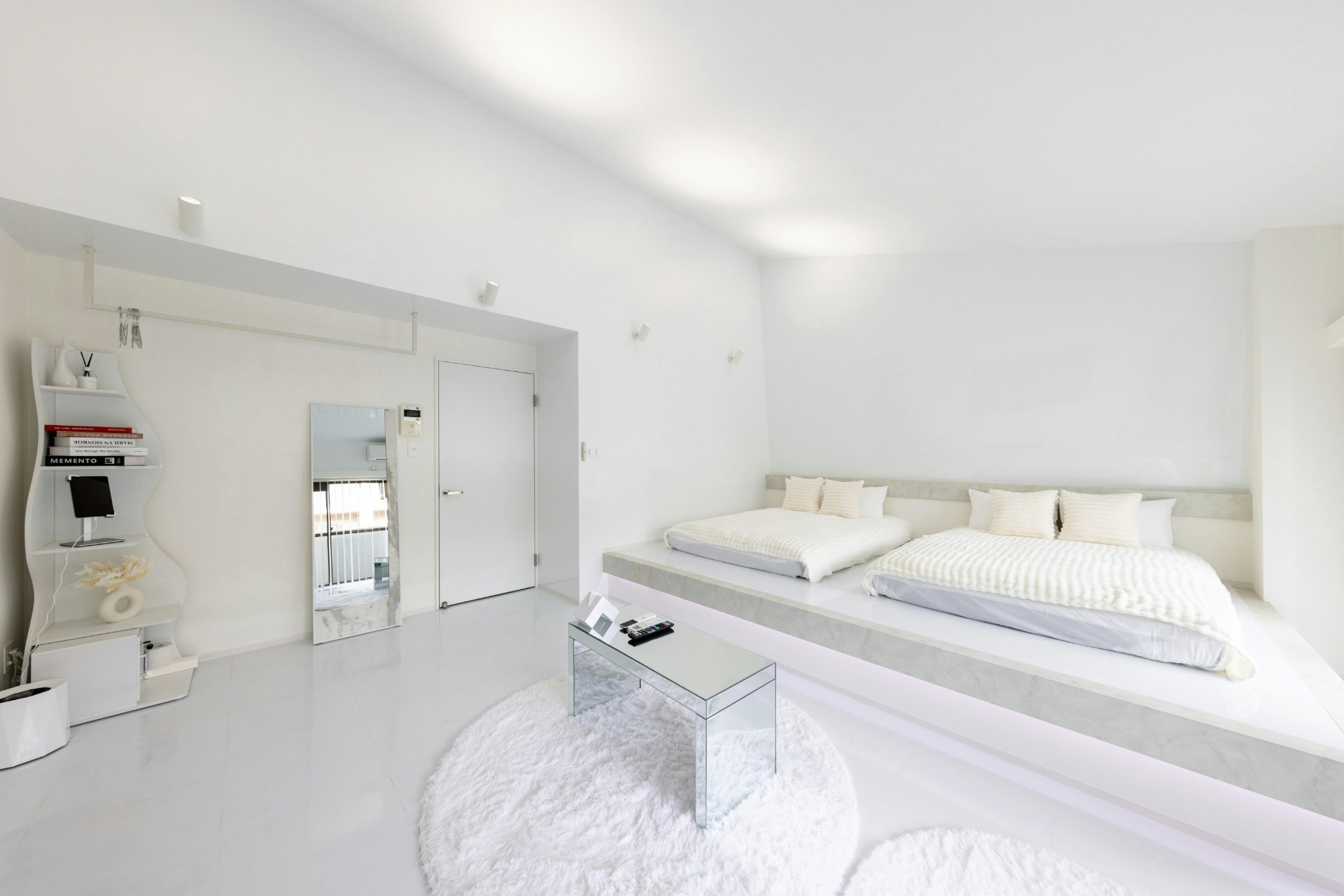 最上階・ダブルベッド2台の快適ルーム