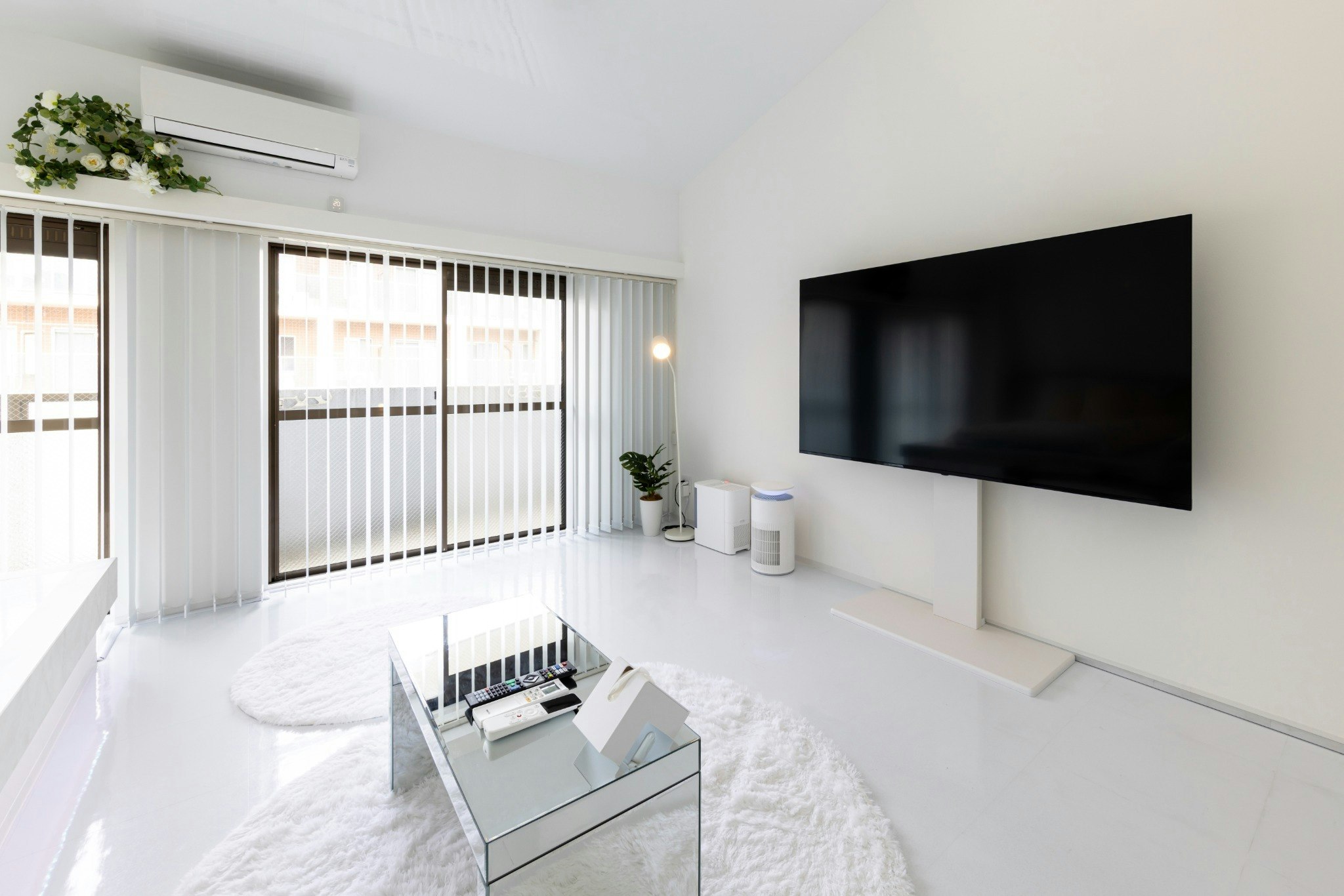 最上階・ダブルベッド2台の快適ルーム