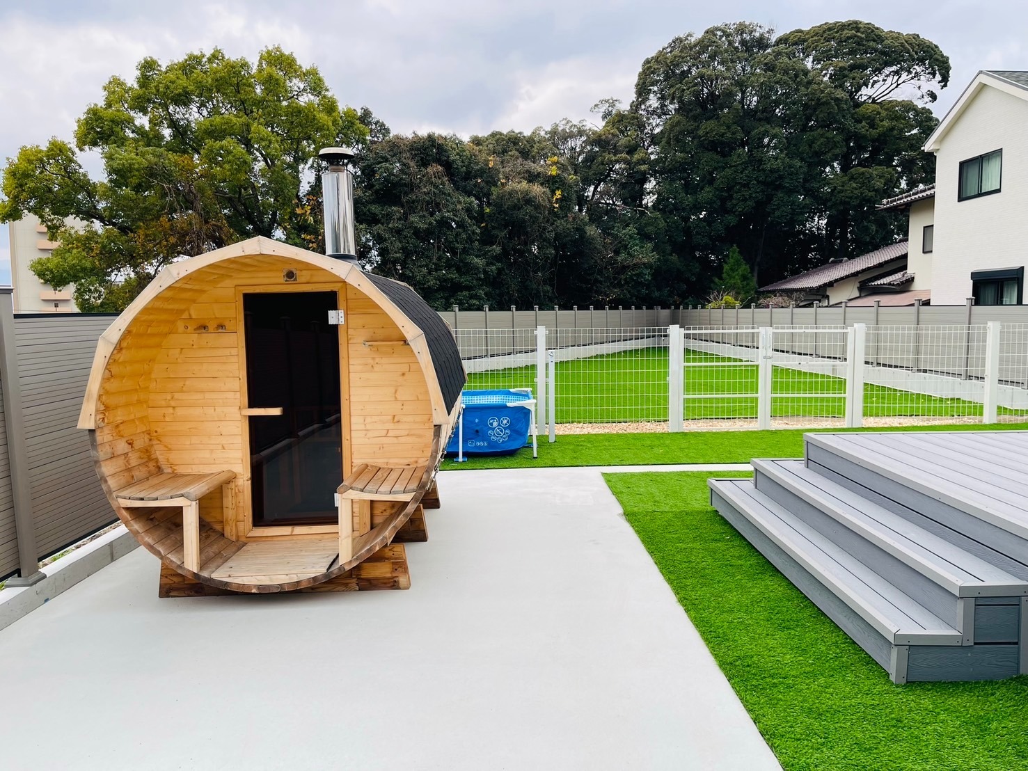 New!AirportHills 1400m2絶景パノラマ1棟2階貸切駐車場4台サウナBBQ施設ペッ
